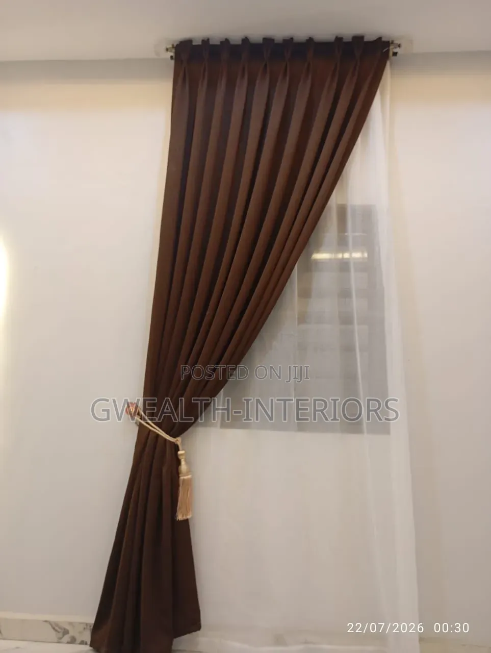 Sweet Turkish Curtains With Accessories