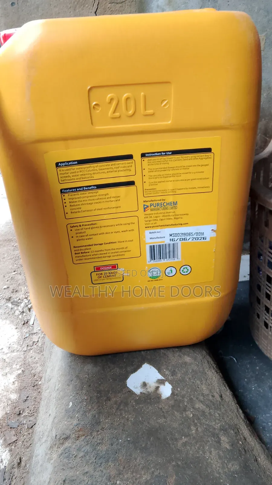 Premium Top Shield TS 202 Waterproof Solution for Concrete