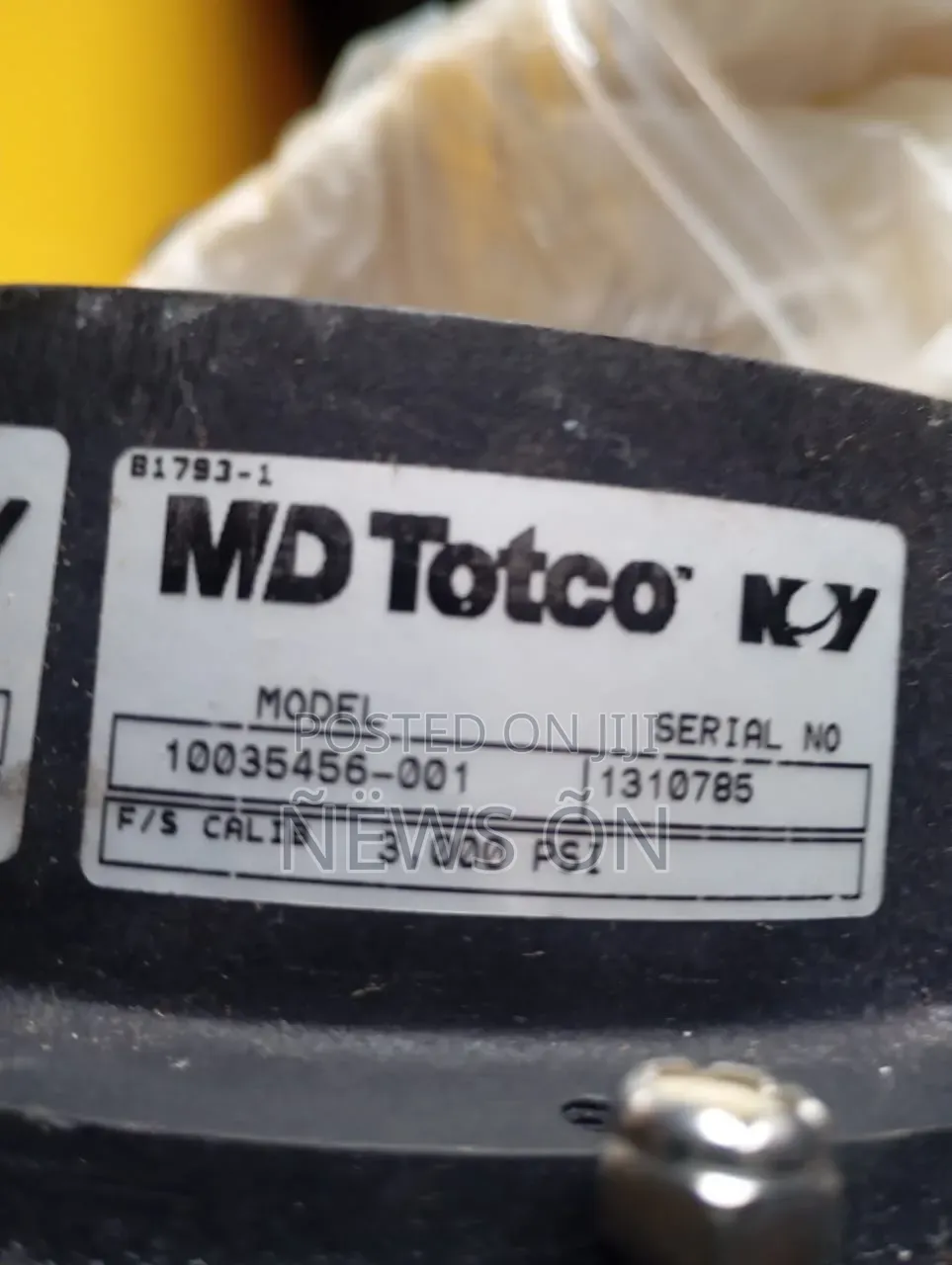 Martin-Decker Totco (MD Totco) Pressure Gauge,