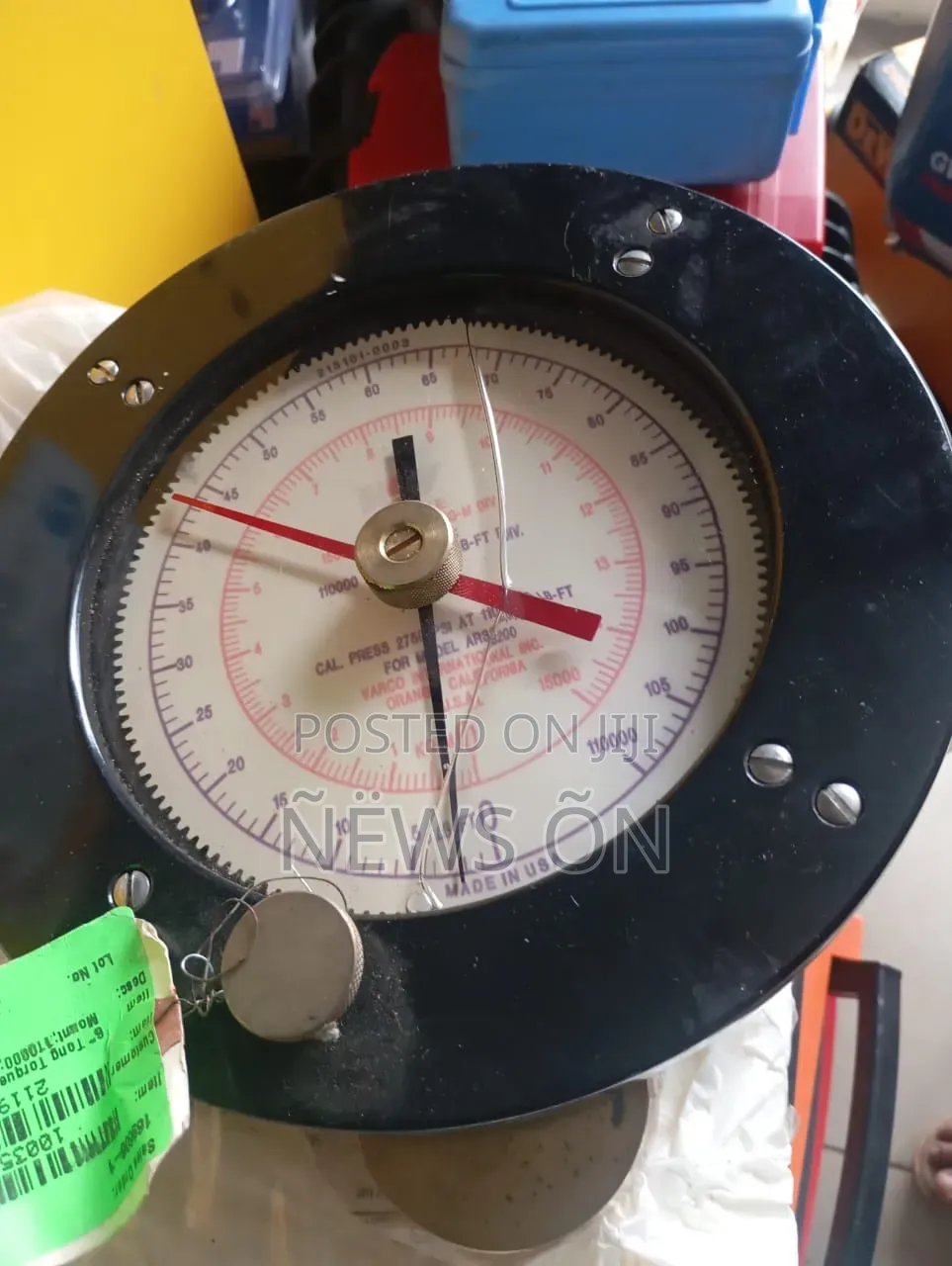 Martin-Decker Totco (MD Totco) Pressure Gauge,