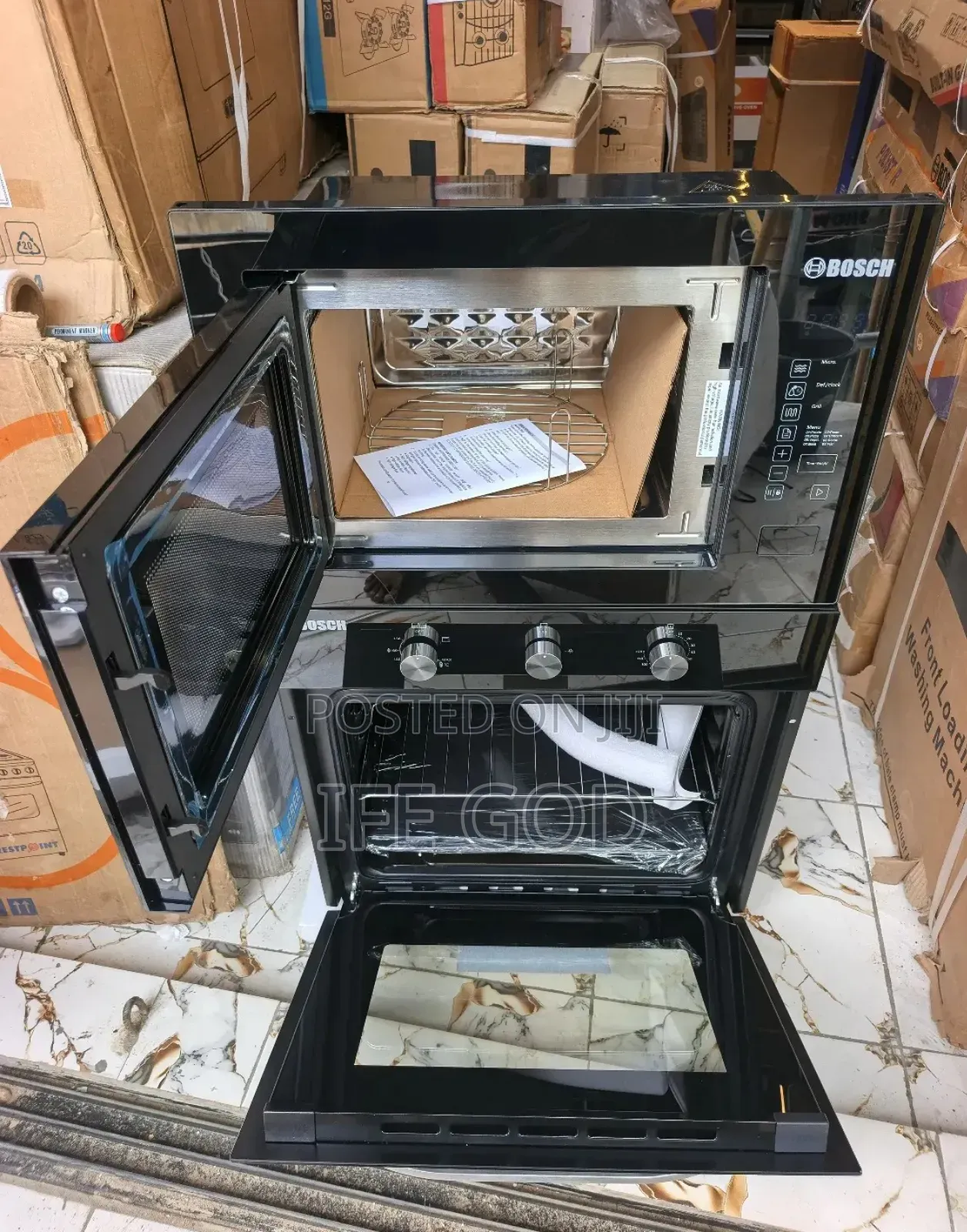 BOSCH Inbuilt Gas Electric Oven Built-in Digital Control Microwave