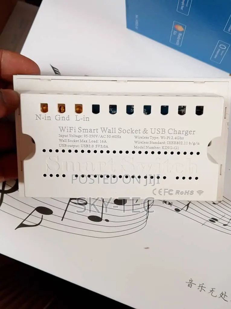 Original 16amps Double Smart Socket Wi-Fi Tuya Gateway
