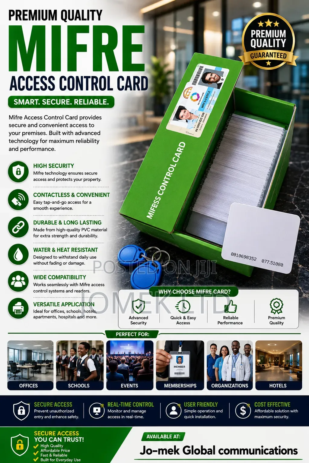 200pcies MIFARE Access Control Cards, Which Are Smart RFID