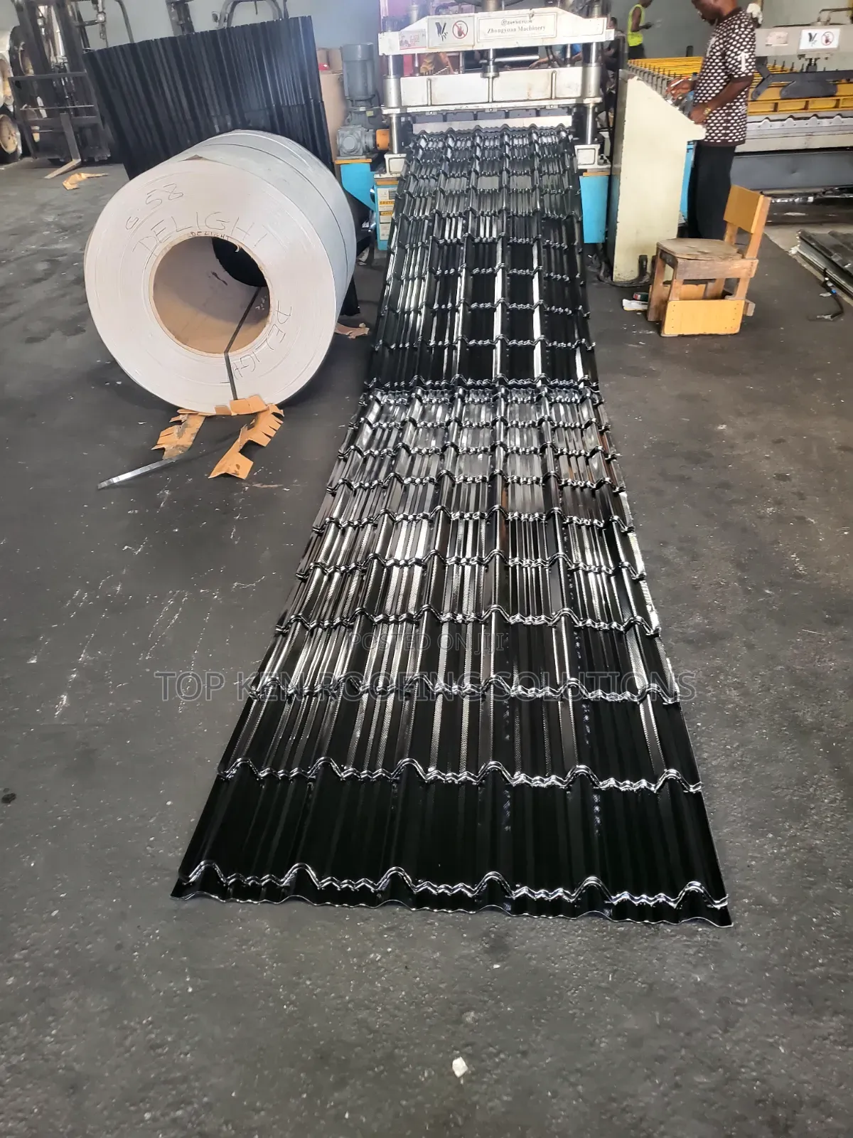 Oven Baked Steptiles Aluminium Roofing Sheets