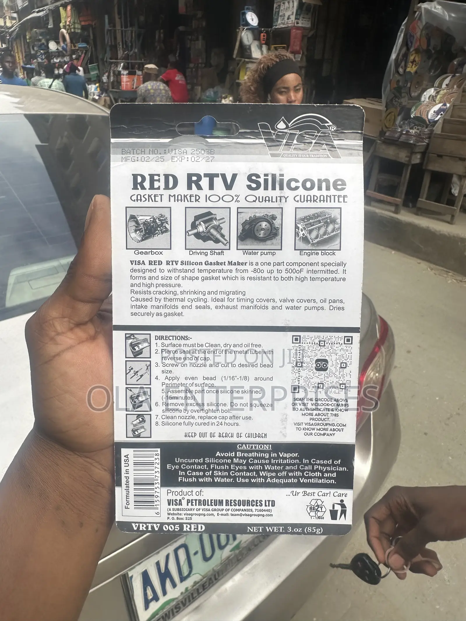 Red RTV Silicone Gasket Maker