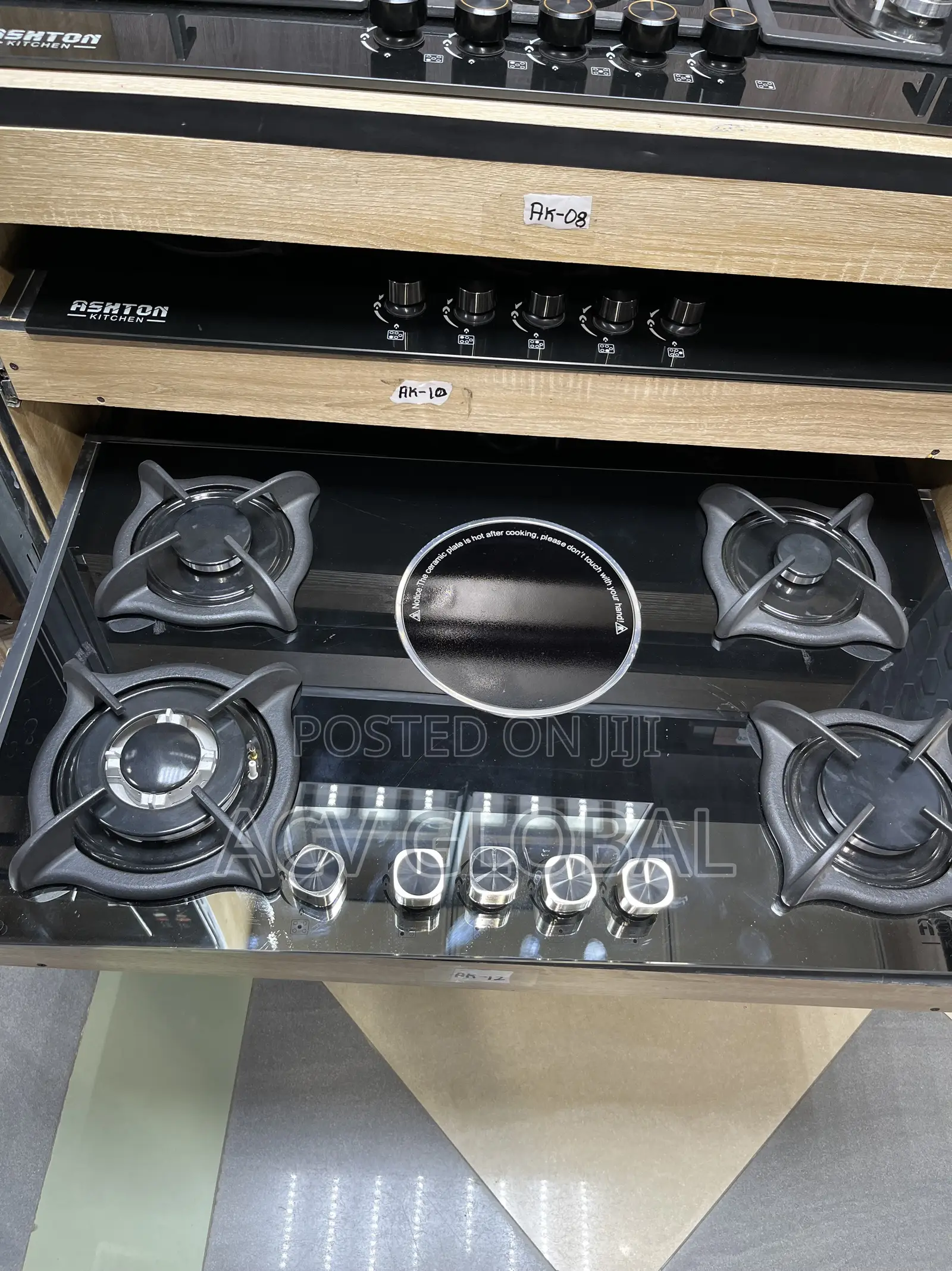 5way Gas Burner With 1 Hot Plate