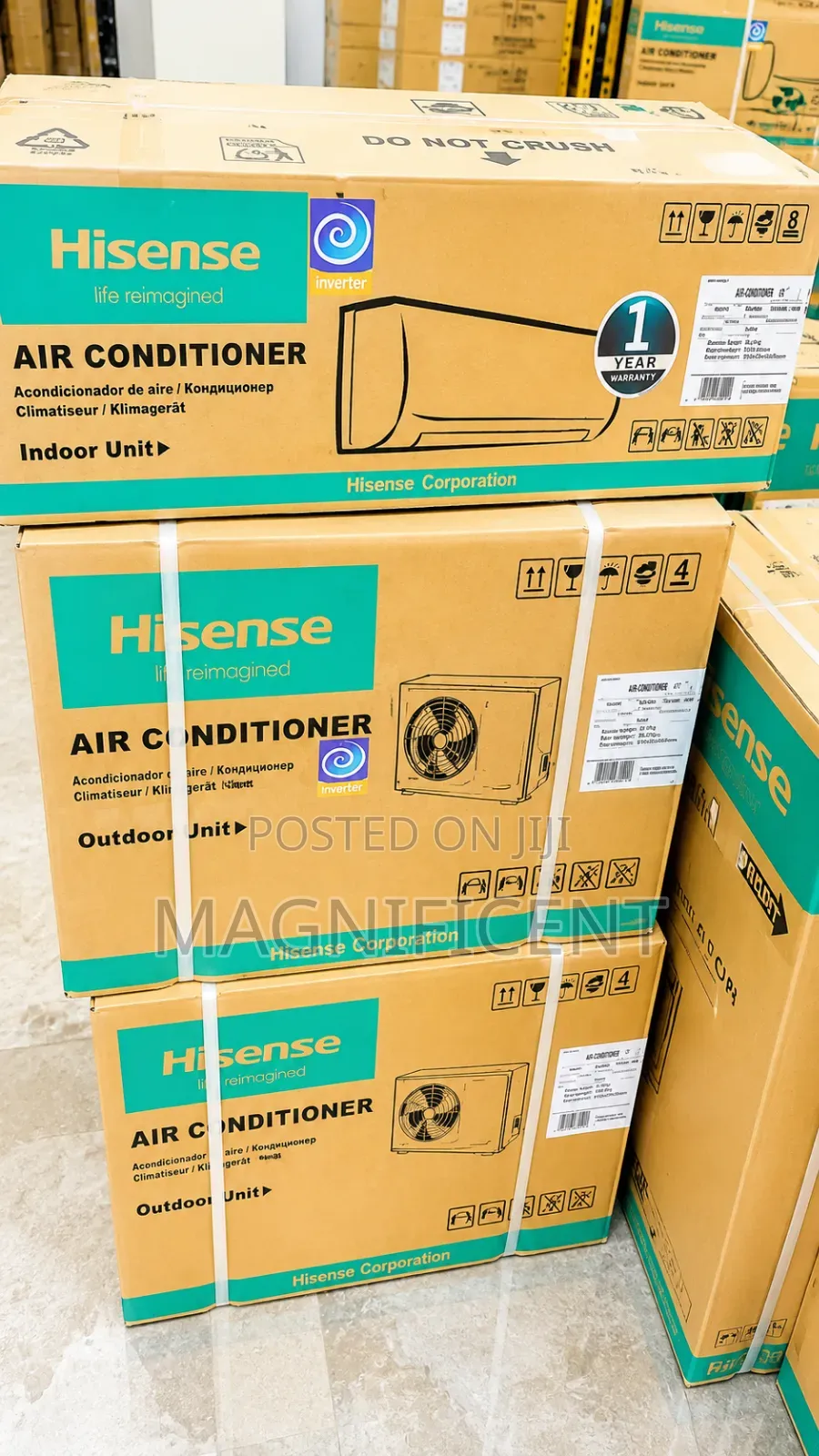 Hisense 1.5HP Inverter Split Air Conditioner –Brand New Fast Cooling