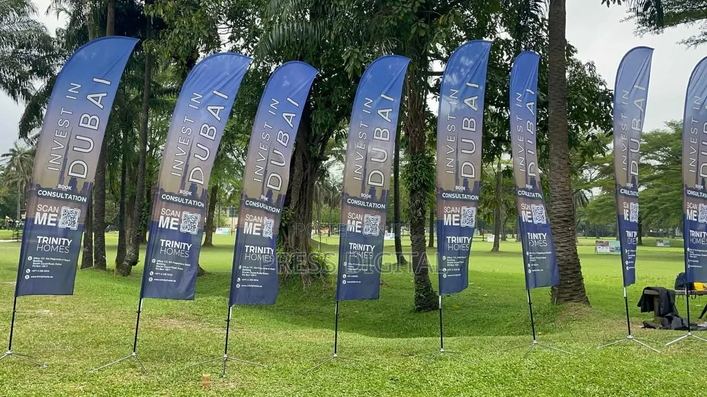 Feather Flying Banner Print