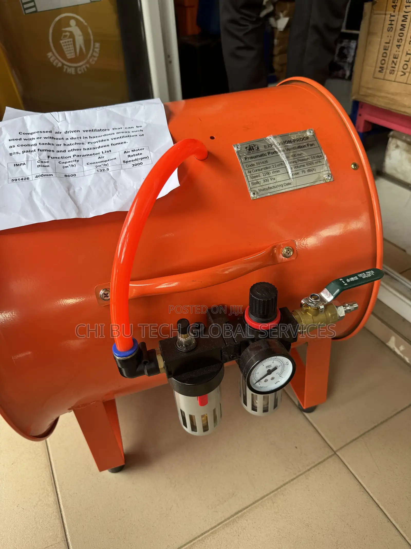 16 Inches Industrial Portable Blower Fan