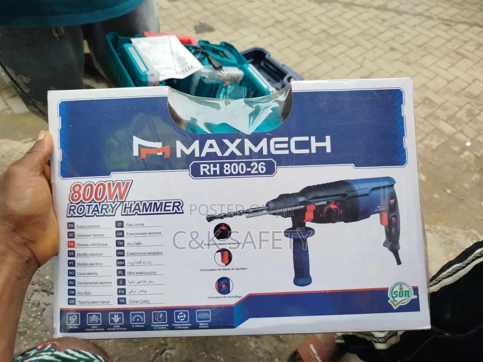 Max Mech Rotary Hammer 800w