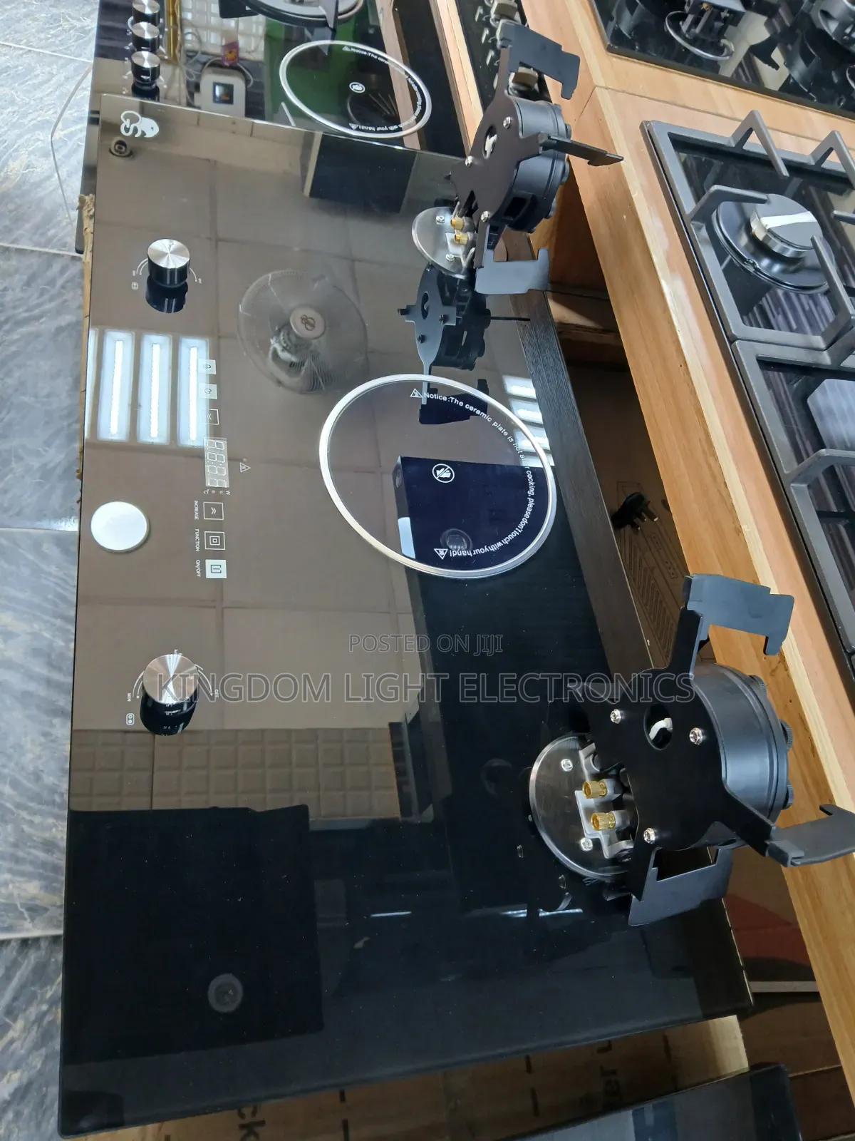 Gs Luxury 2 Burner Flip-Up With Electric Cooker  Copper