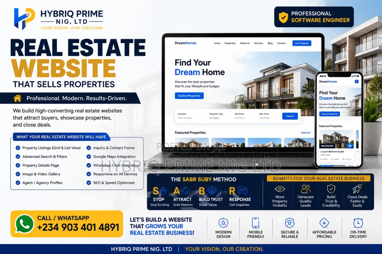 Real Estate Website Development for Your Business