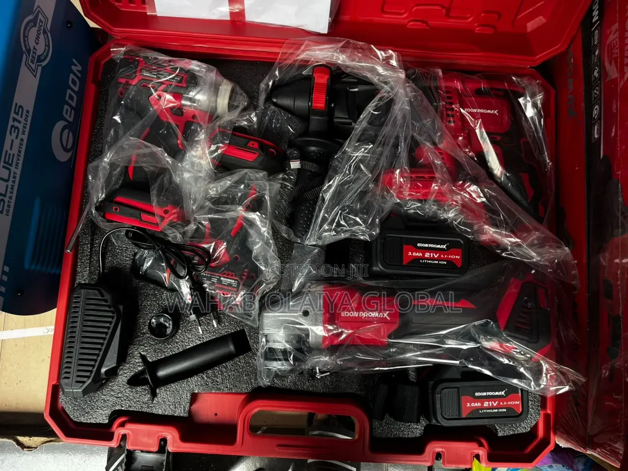 Edon ProMax 21V 4-in-1 Cordless Brushless Power Tool Kit