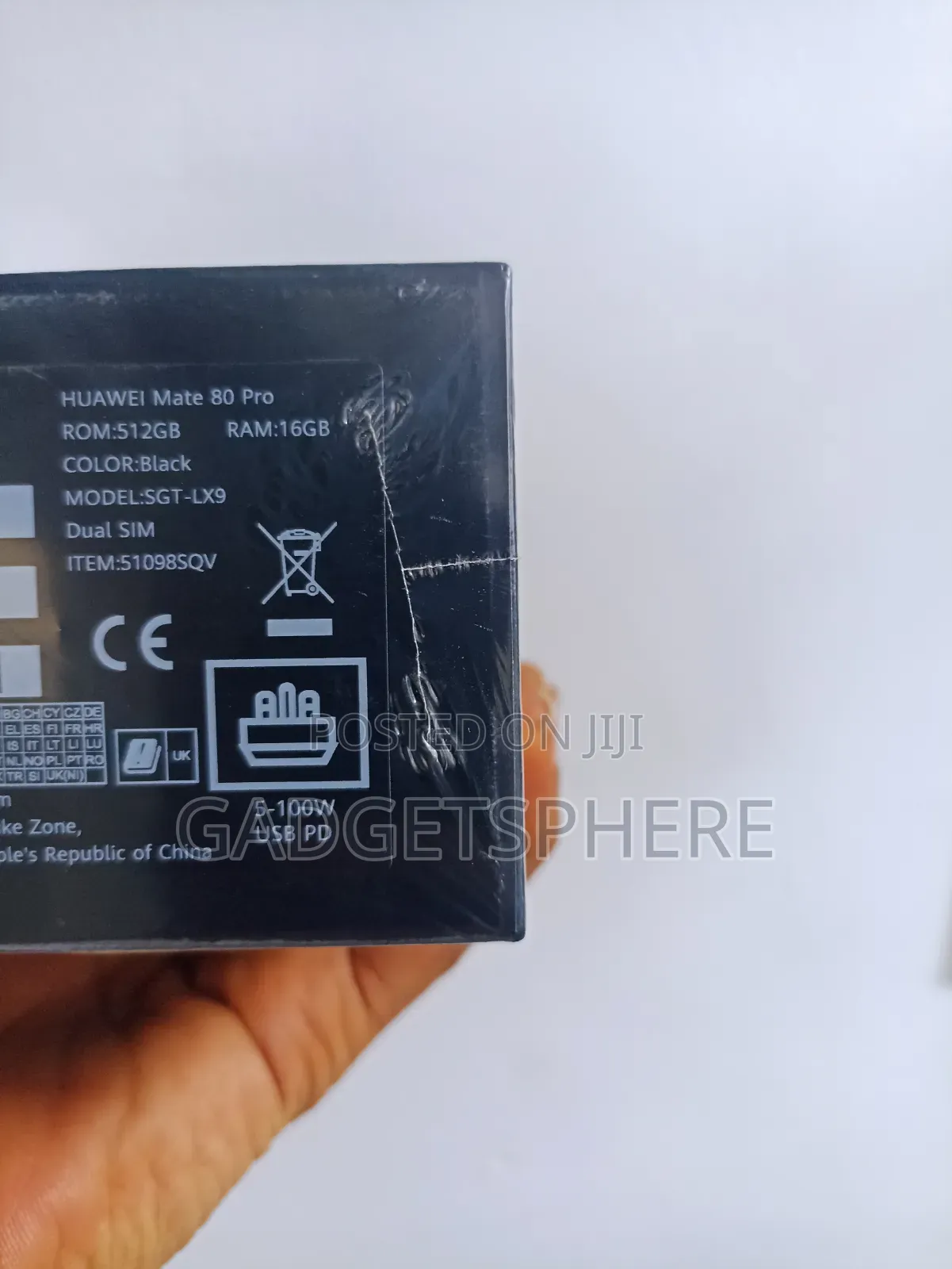 New Huawei Mate 80 Pro 5G 512 GB Black