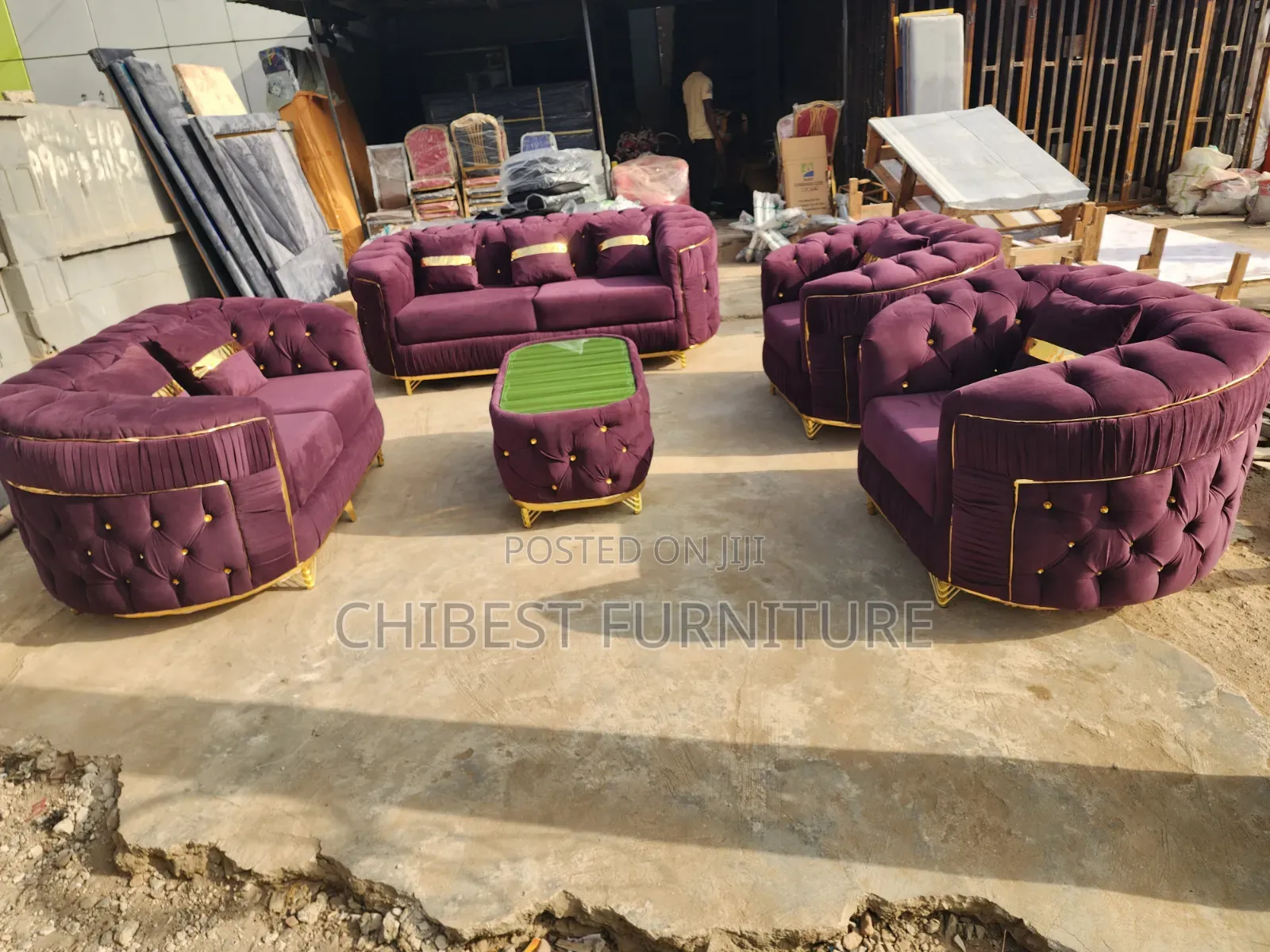 Brand New Set of Sofa Fabric Chairs.