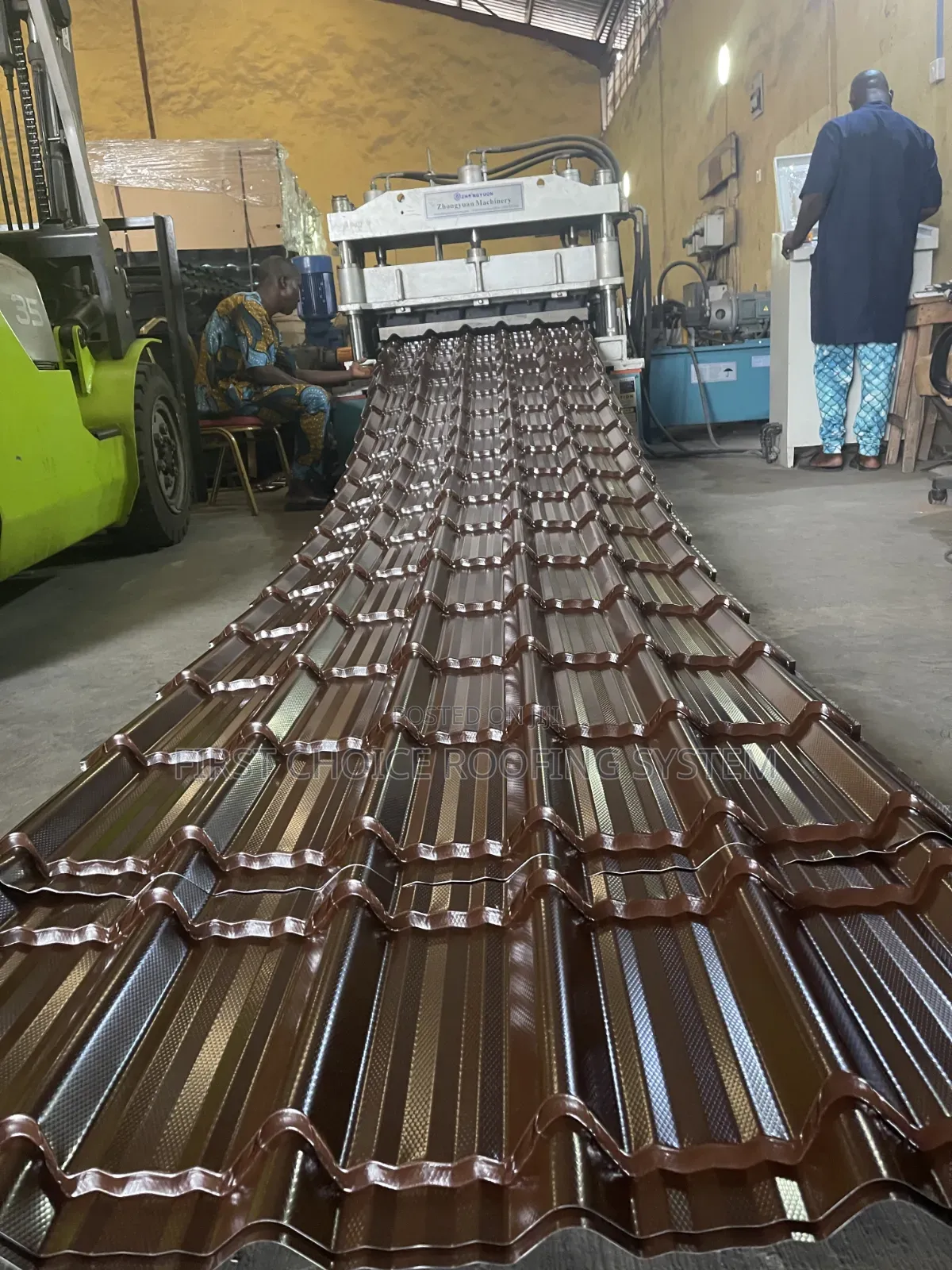 0.55Amm Steptiles Design Aluminium Roofing Sheet All Colour Available