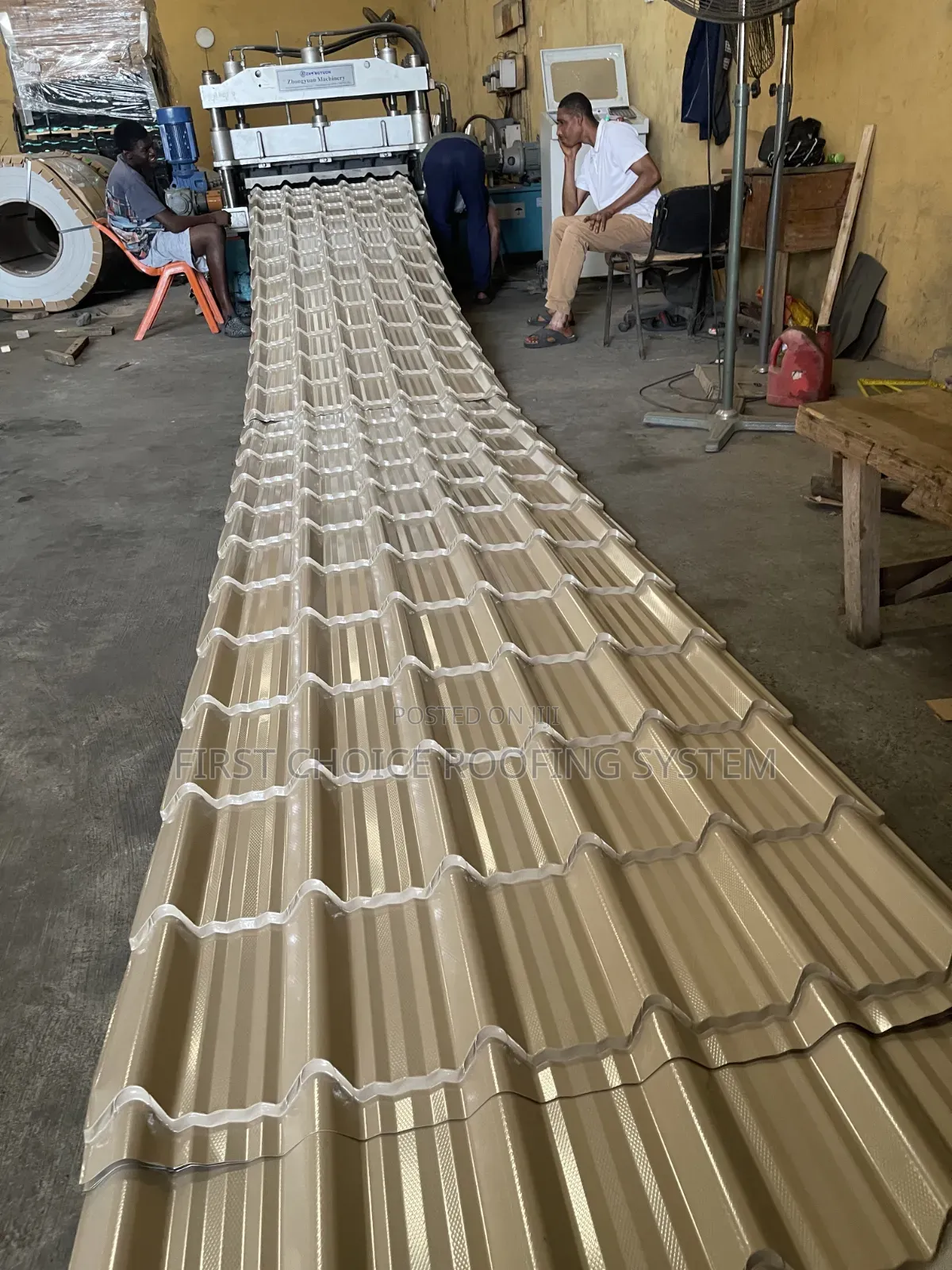0.55Amm Steptiles Design Aluminium Roofing Sheet All Colour Available