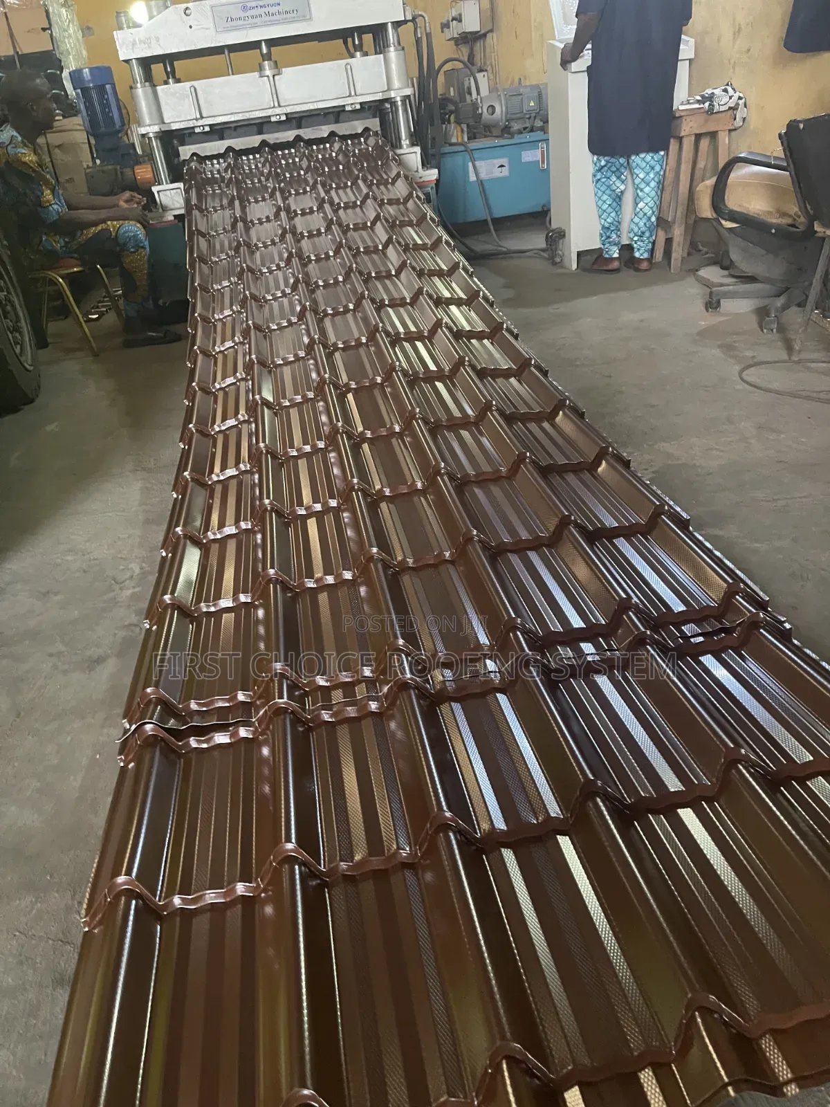 0.55Amm Steptiles Design Aluminium Roofing Sheet All Colour Available
