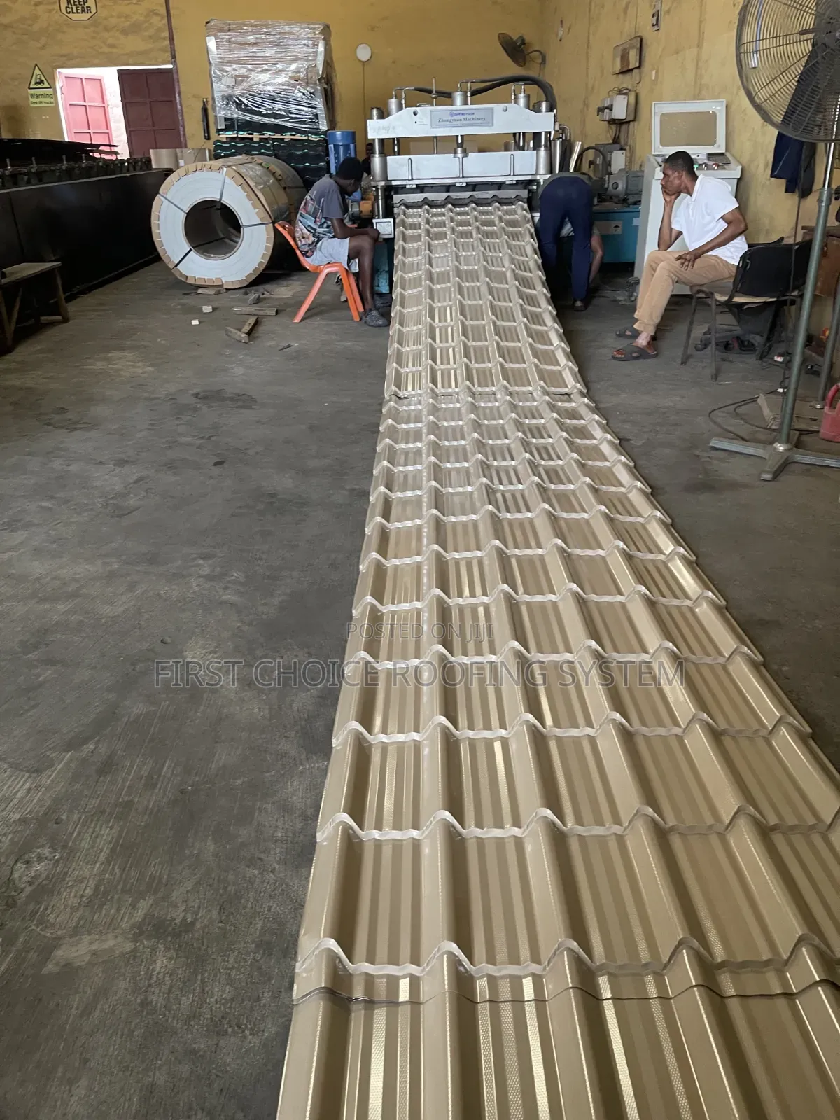 0.55Amm Steptiles Design Aluminium Roofing Sheet All Colour Available