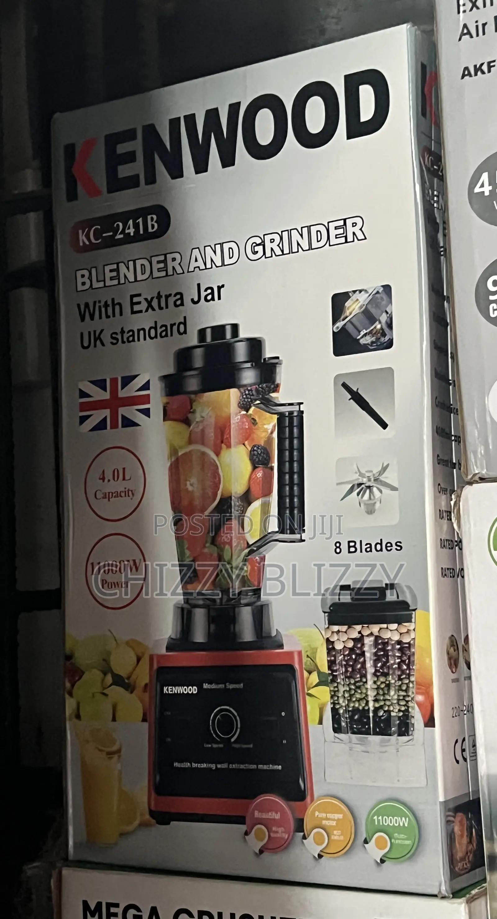 Kenwood Commercial Grinder 10000w 2cups