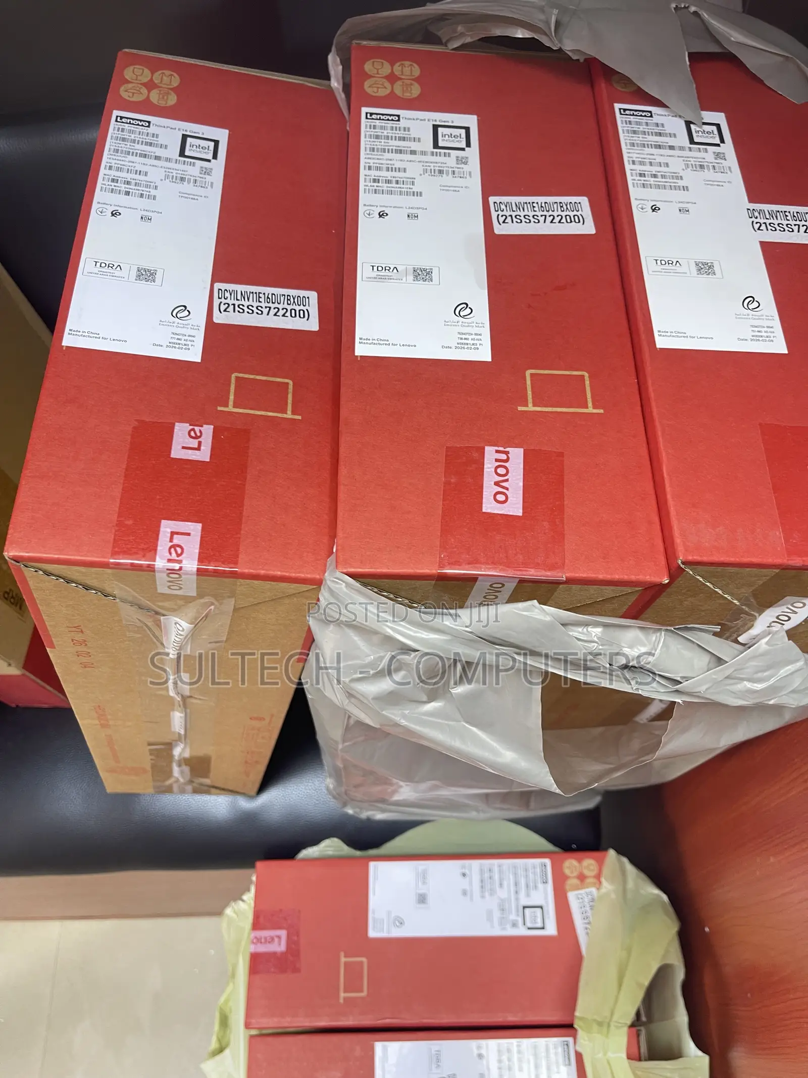 New Laptop Lenovo ThinkPad E16 Gen 3 16GB Intel Core Ultra 7 SSD 512GB