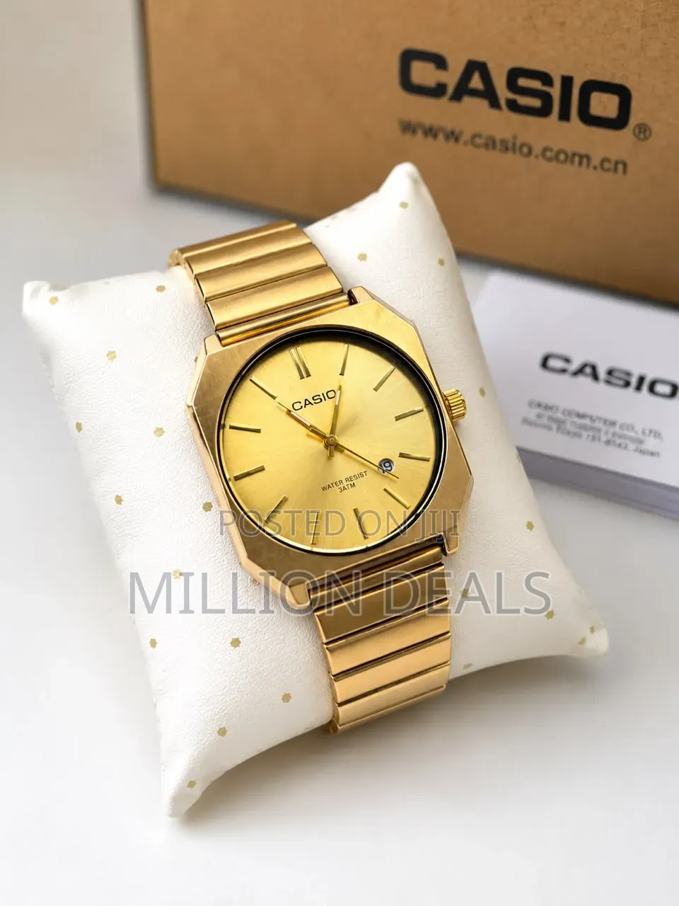 Lightweight Stylish Steel Men's Casio Wrist Watch