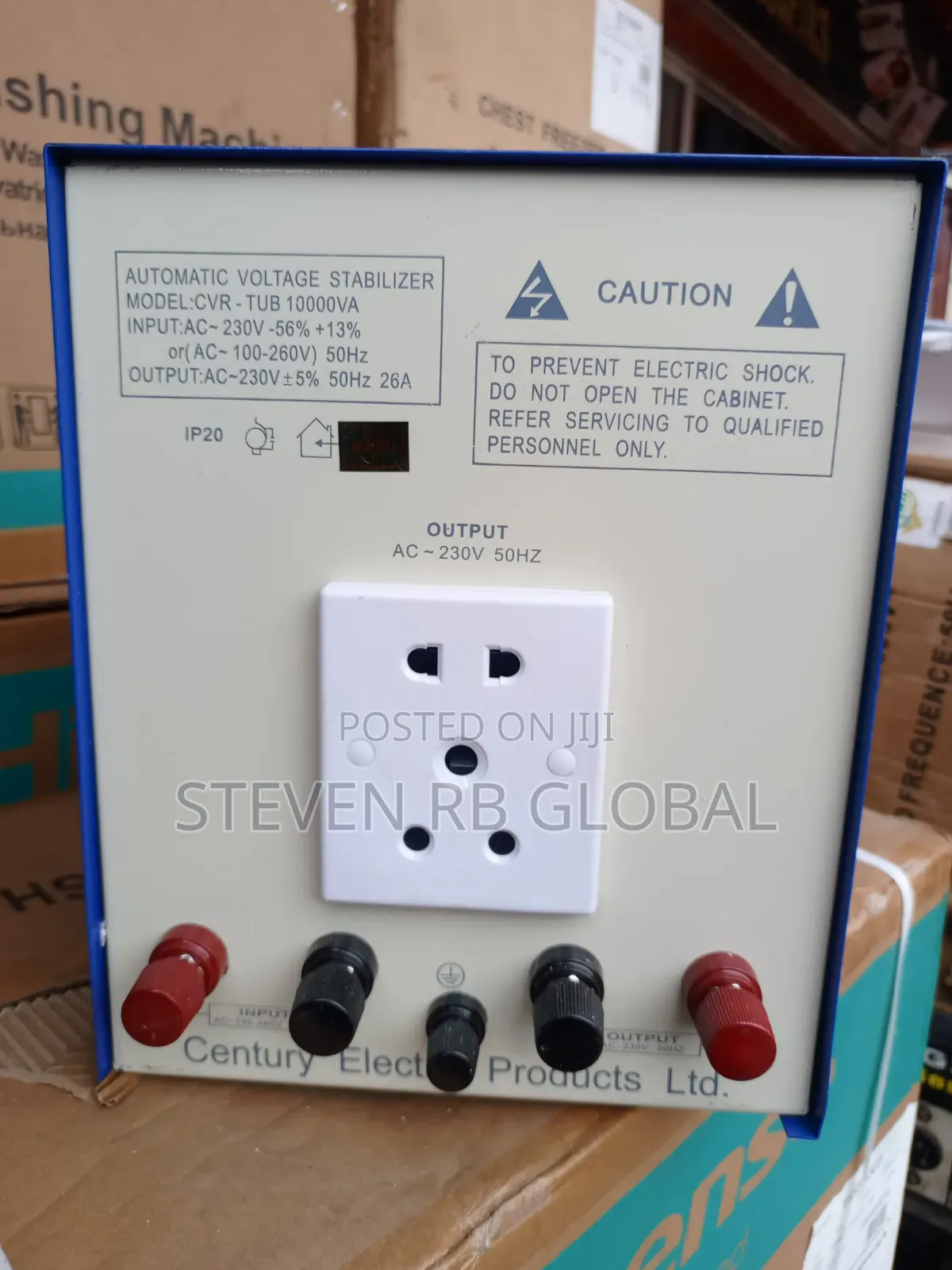 Century 10,000VA Automatic Voltage Stabilizer | CVR-TUB 10000VA
