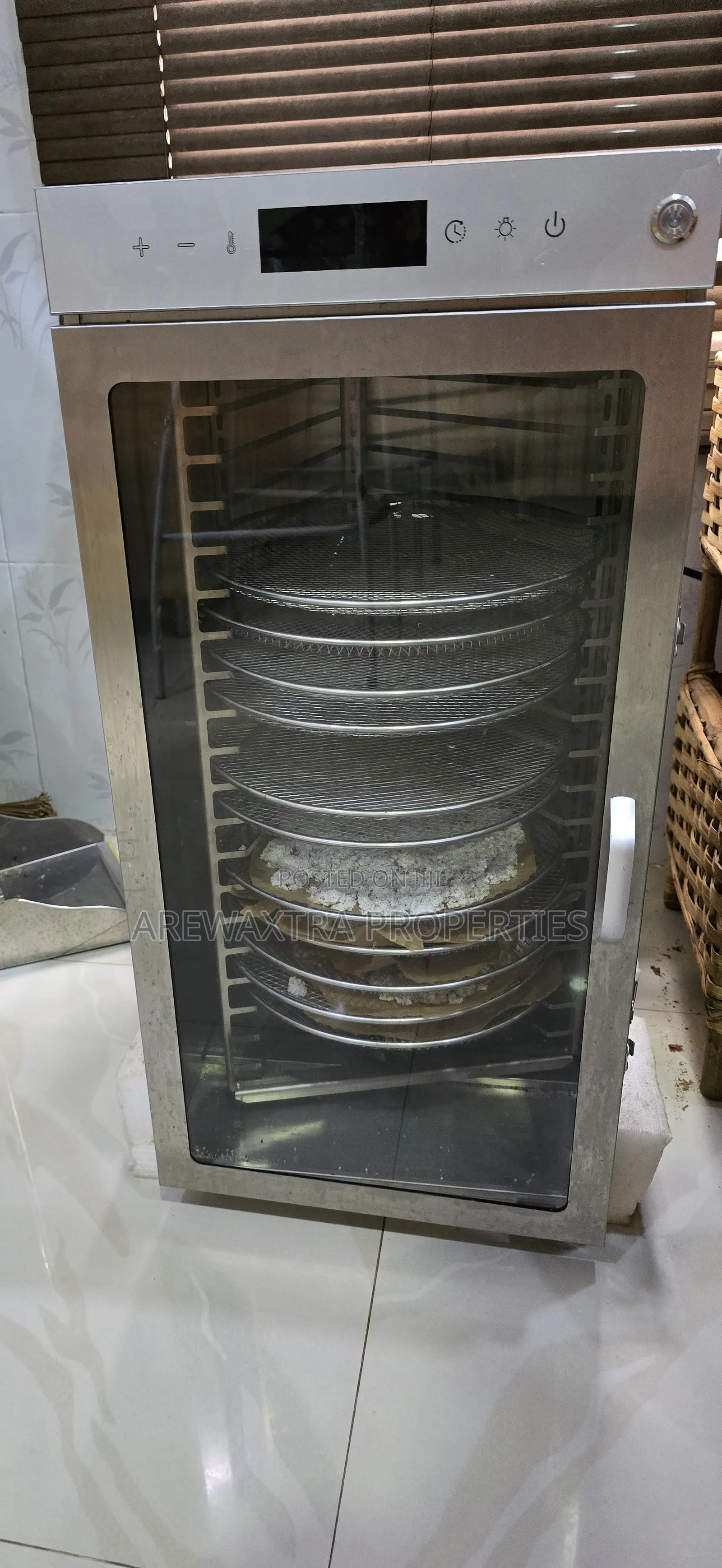 Commercial 20 Trays Touch Screen Food Dryer Machine Household Stainles