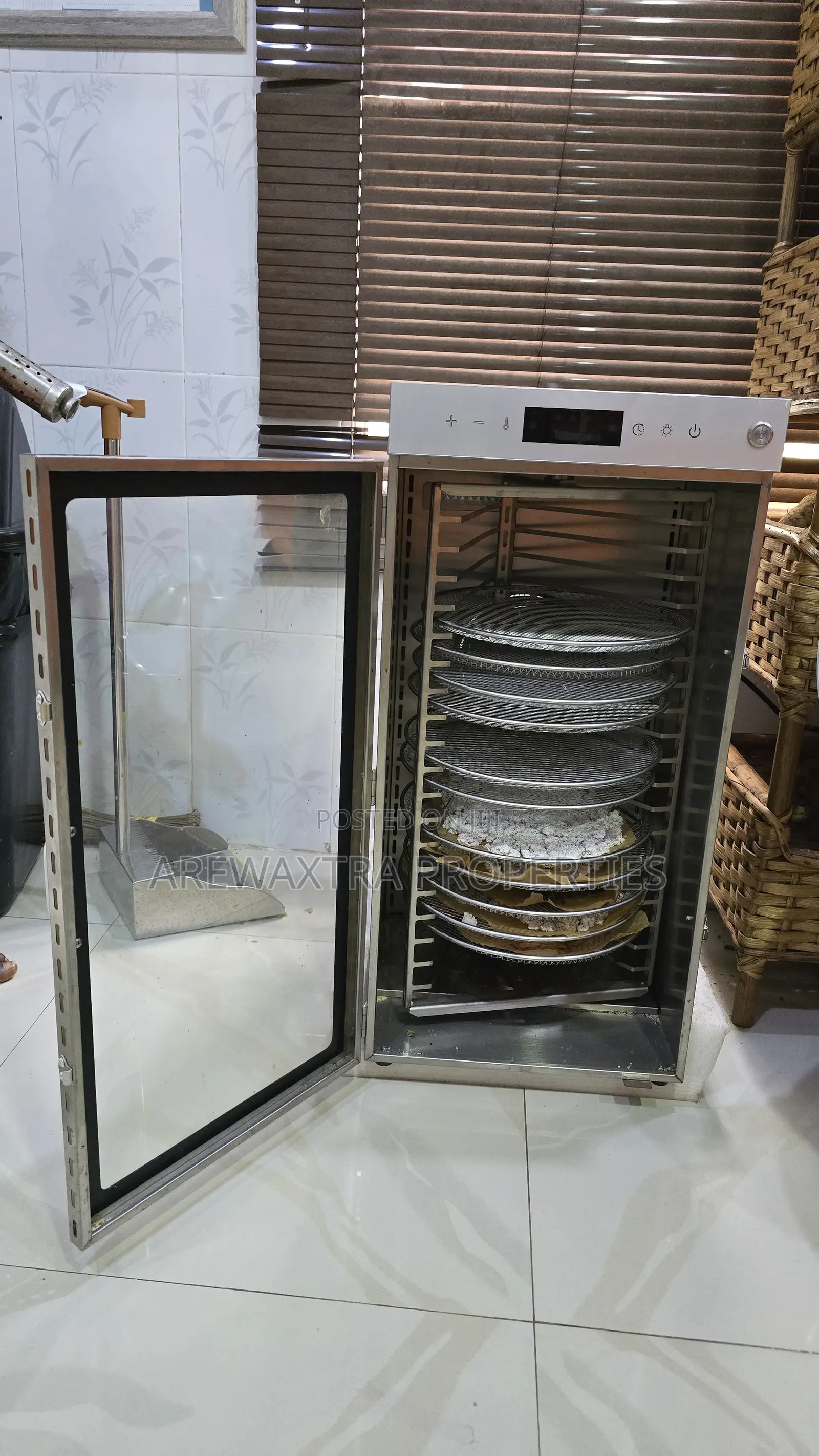 Commercial 20 Trays Touch Screen Food Dryer Machine Household Stainles