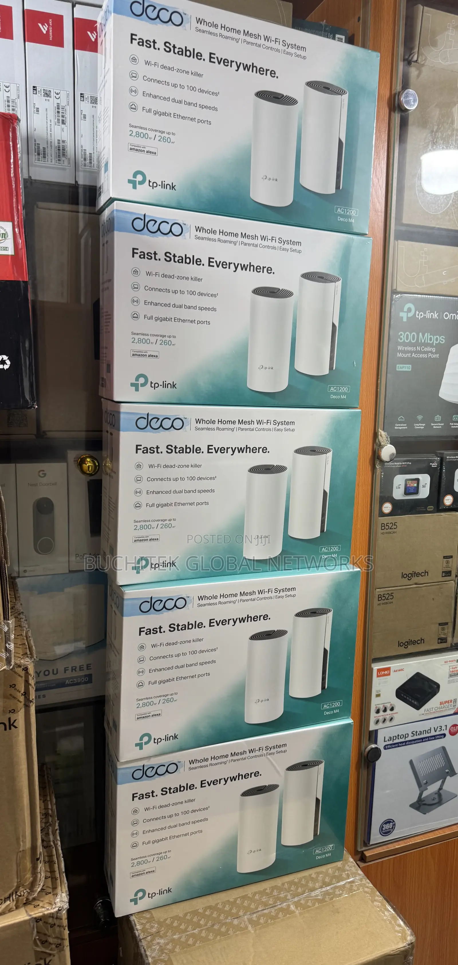 TP-Link Deco M4(2-Pack) Ac1200 Whole Home Mesh Wi-Fi System