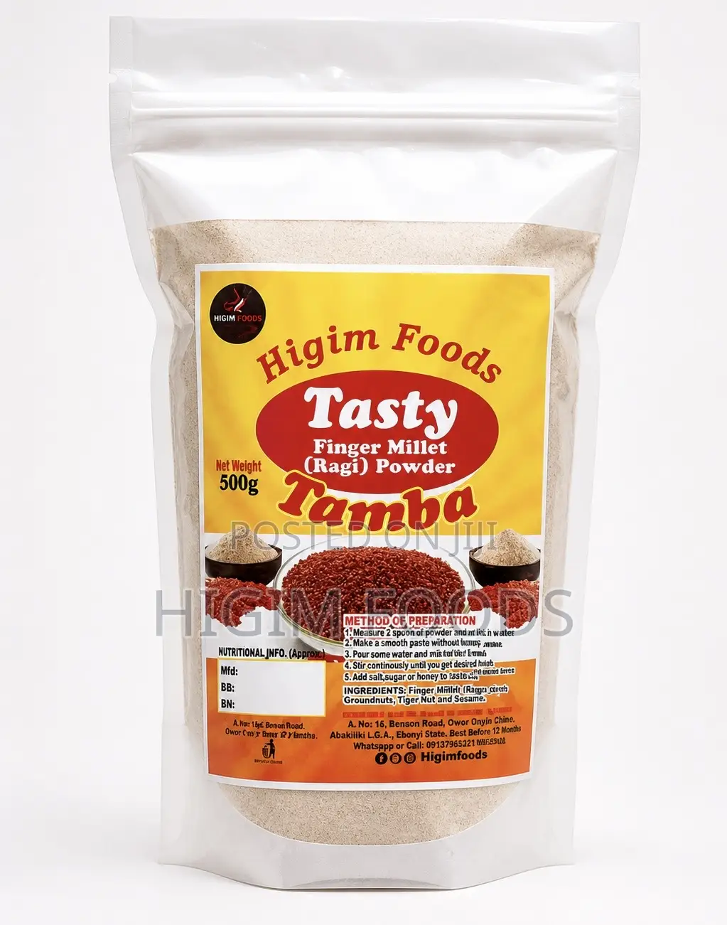 Tamba/Ragi/Finger Millet