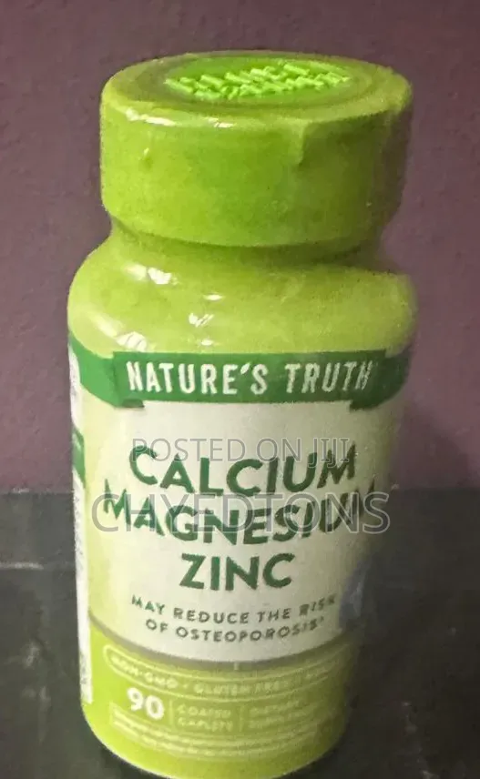 Nature's Truth Calcium Magnesium Zinc (90 Vegan Coated Caplets)