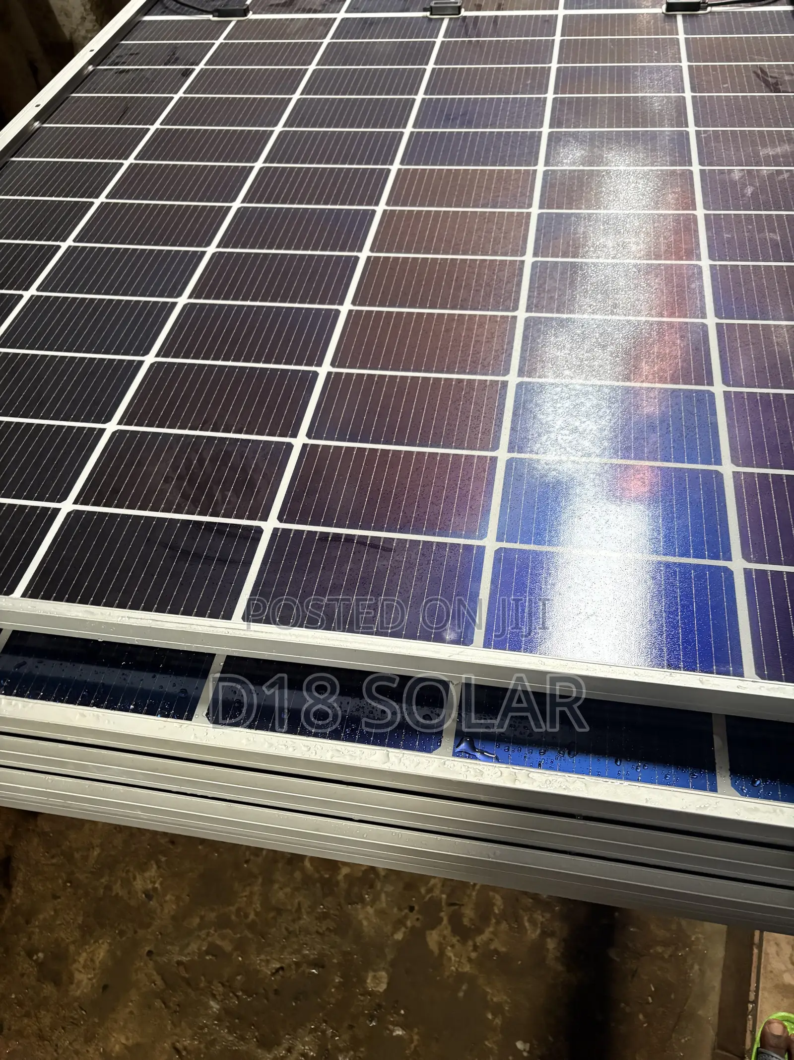 680w 16 Busbar 144 Cell Bifacial Solar Panels