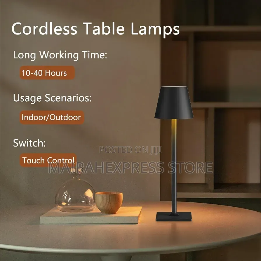 Rechargeable Battery LED Desk Lamp for Bedroom/Couple Dinner