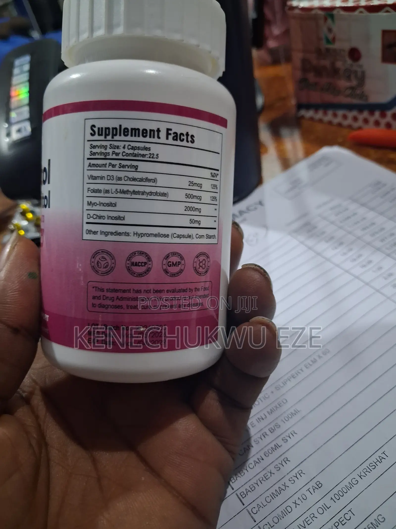 WinsTown Myo-Inositol D-Chiro Inositol 90 Capsules