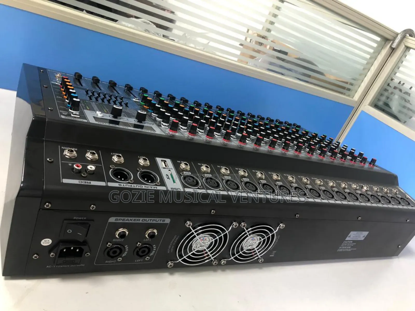 Original Yamaha Mixer 16 Channels Powered Mixer Bluetooth USB SD Card