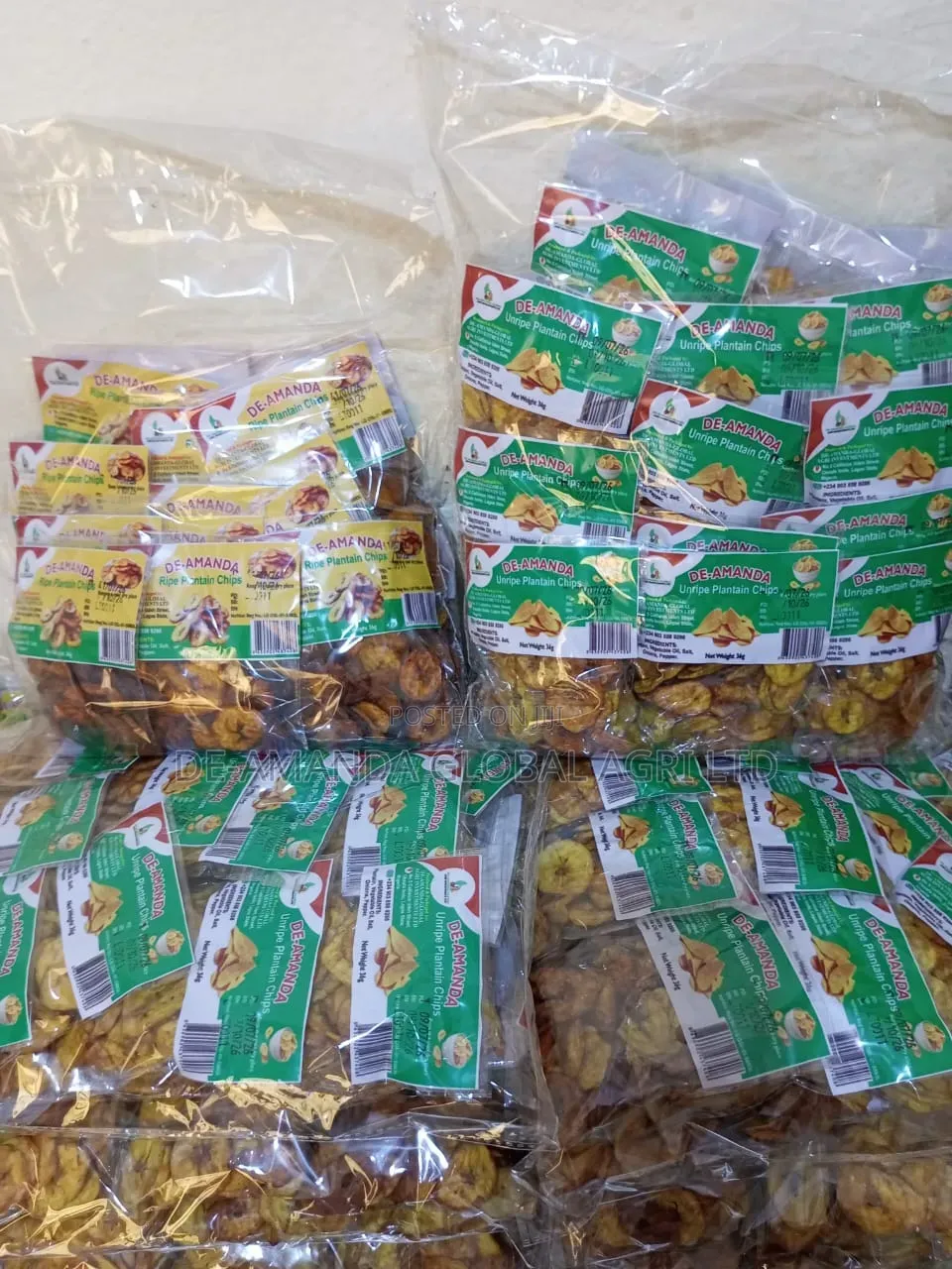 Ripe and Unripe Plantain Chips 36g – Crispy Delicious Snack