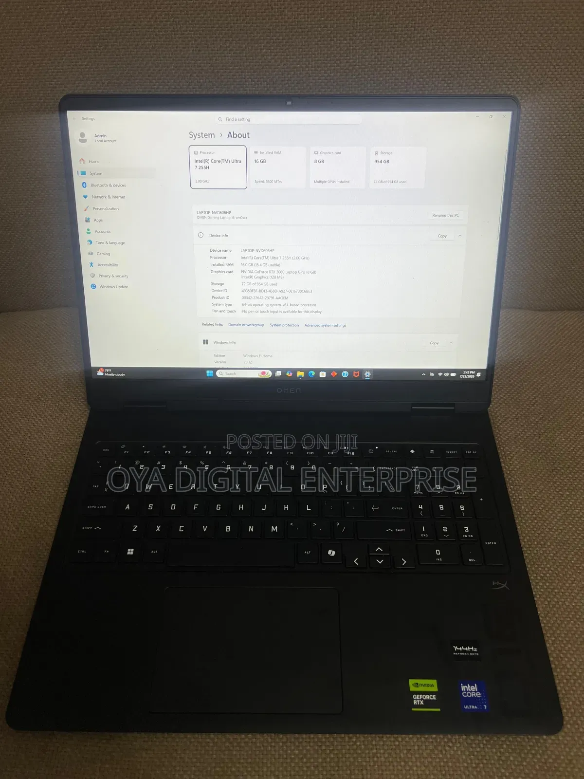 Laptop HP Omen 16 16GB Intel Core Ultra 7 SSD 1T
