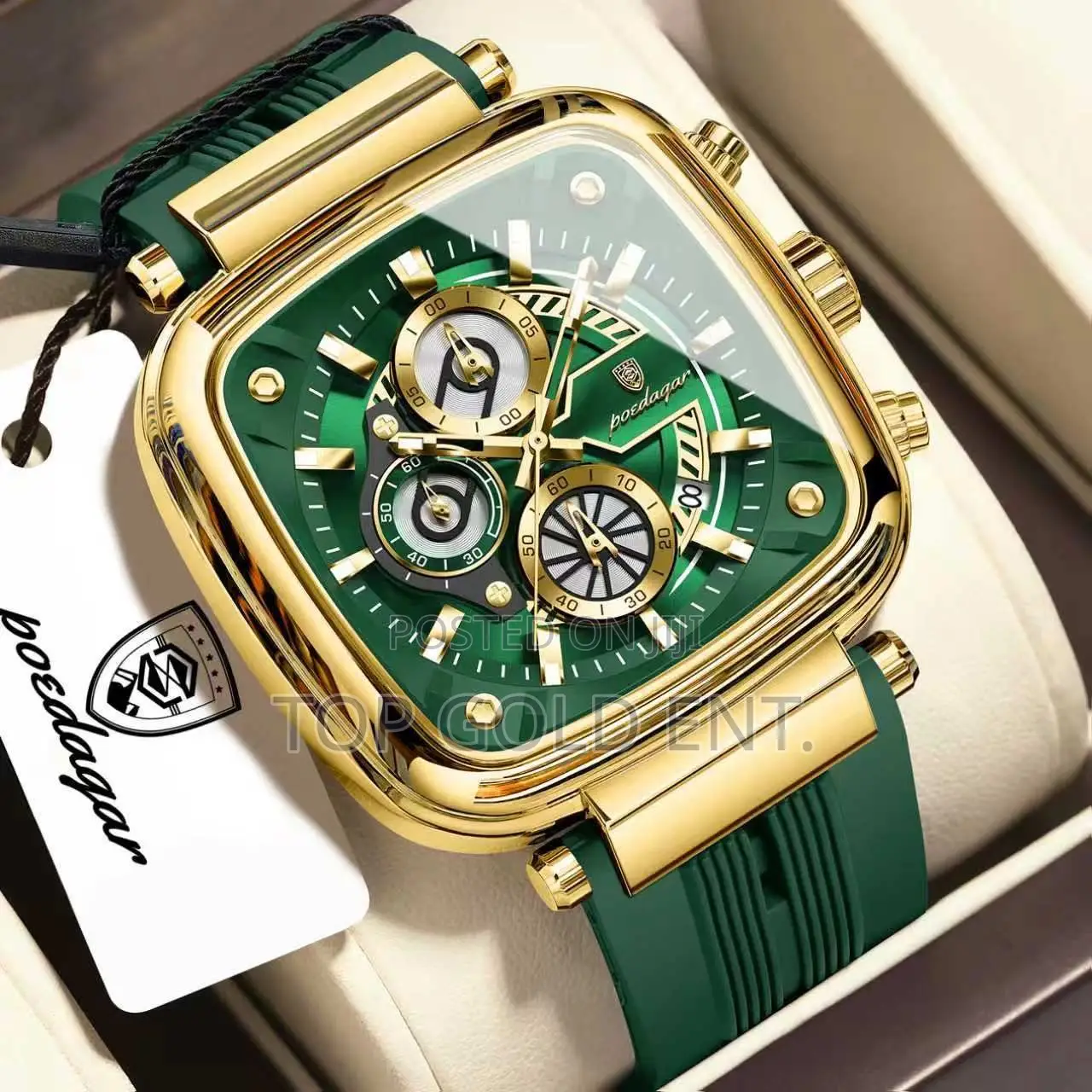 High Quality Rubber Poedagar Wristwatch