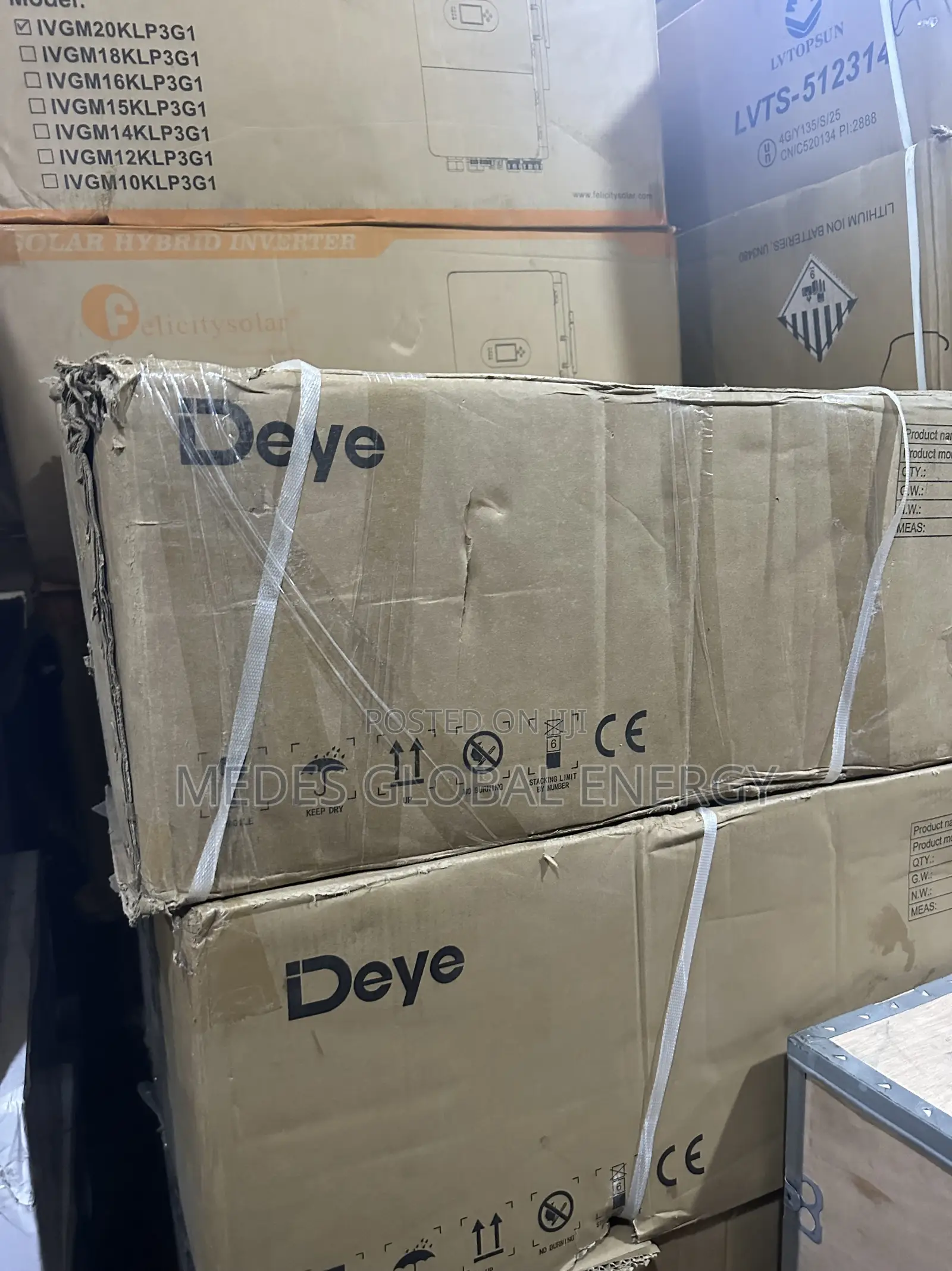 16kwh 51.2v Deye Lithium Ion Battery