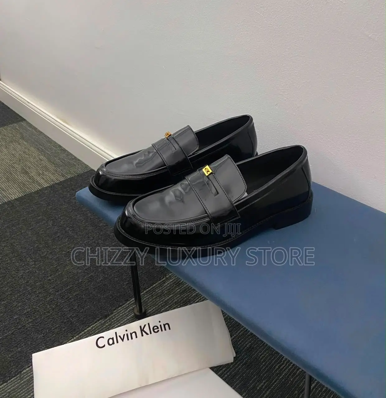 Calvin Klein Quality Luxury Men Genuine Leather Shoe