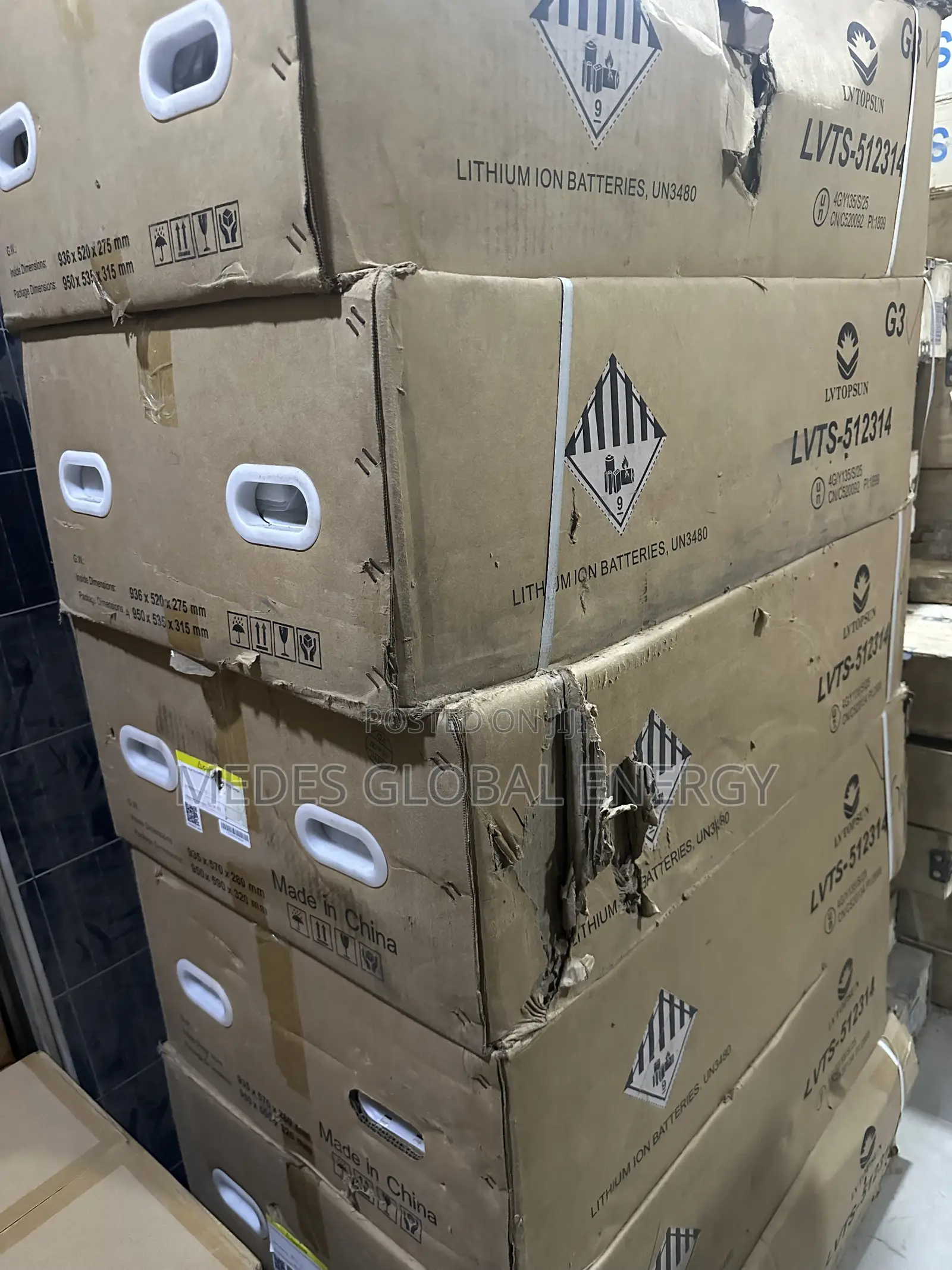 16kwh 51.2v (G4) Lvtopsun Lithium Ion Batteries