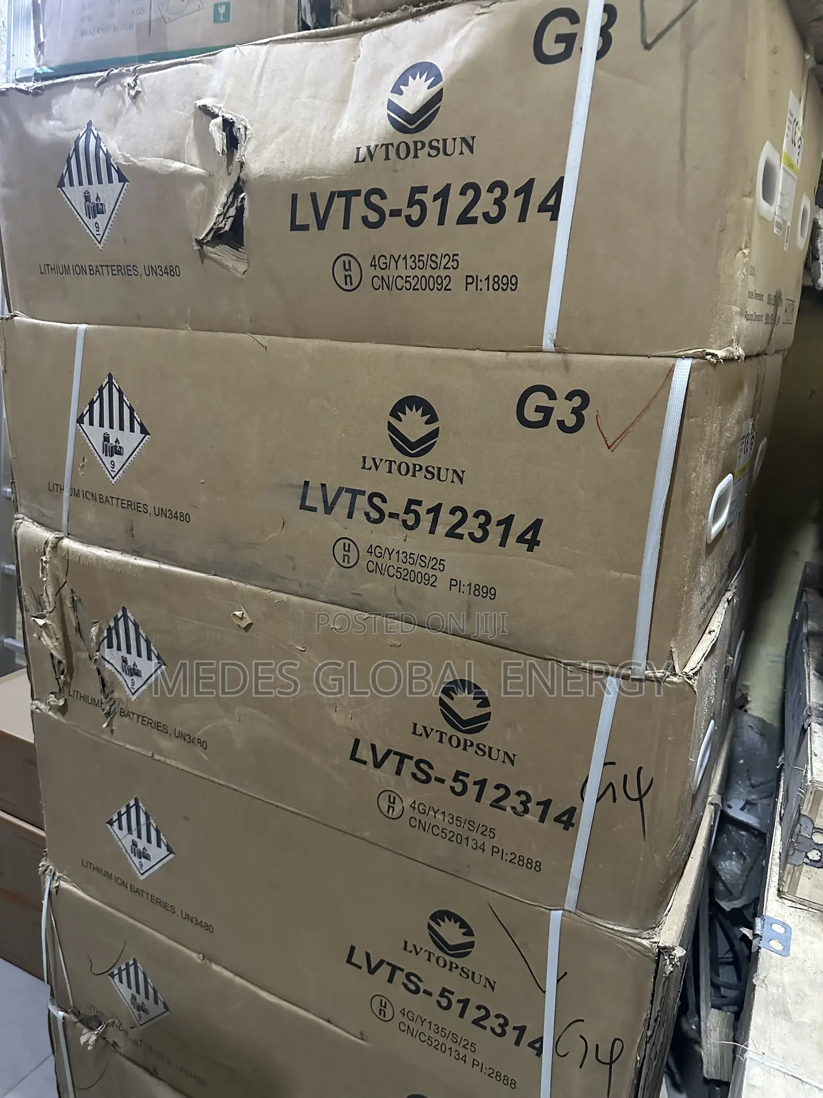 16kwh 51.2v (G4) Lvtopsun Lithium Ion Batteries