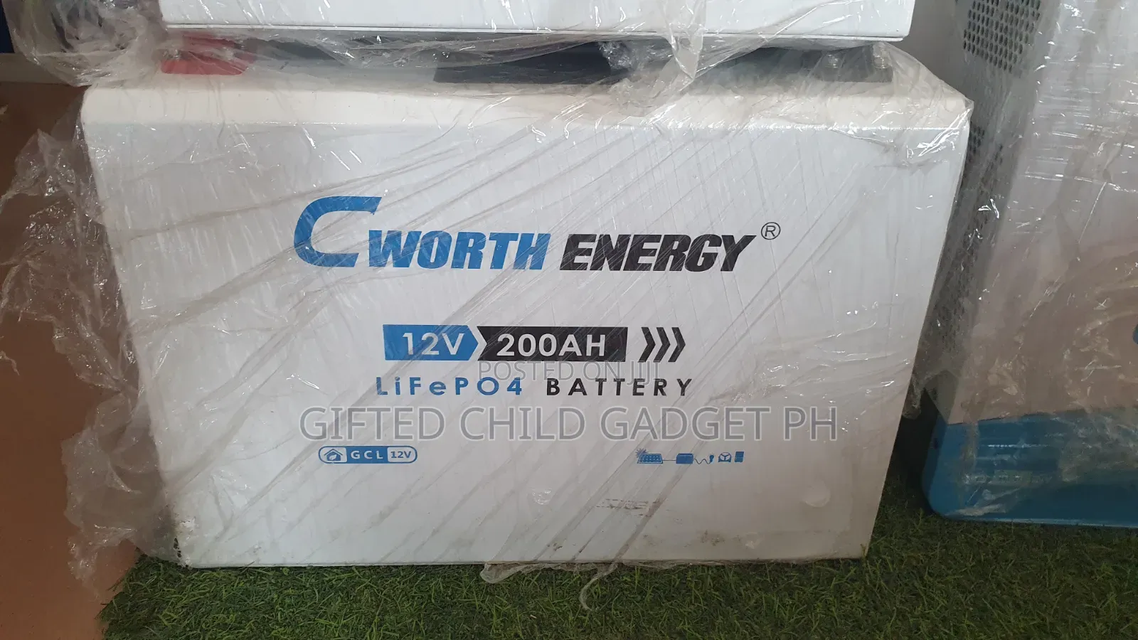 Cworth 12V 200Ah Lithium Battery LifePO4 2.5Kwh CE-GCL-12200