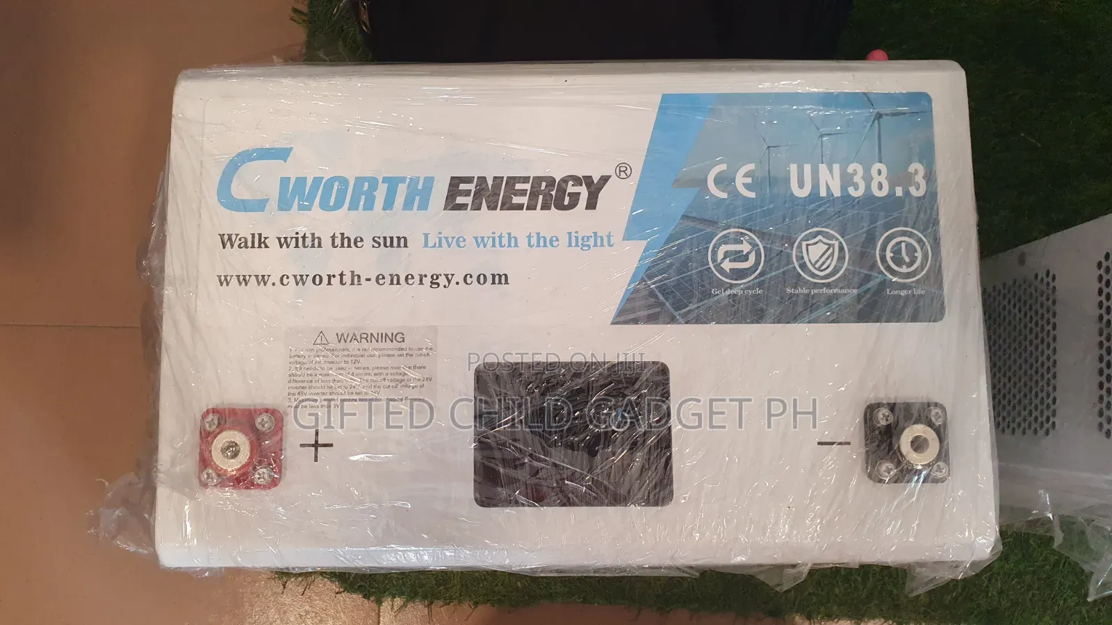 Cworth 12V 200Ah Lithium Battery LifePO4 2.5Kwh CE-GCL-12200