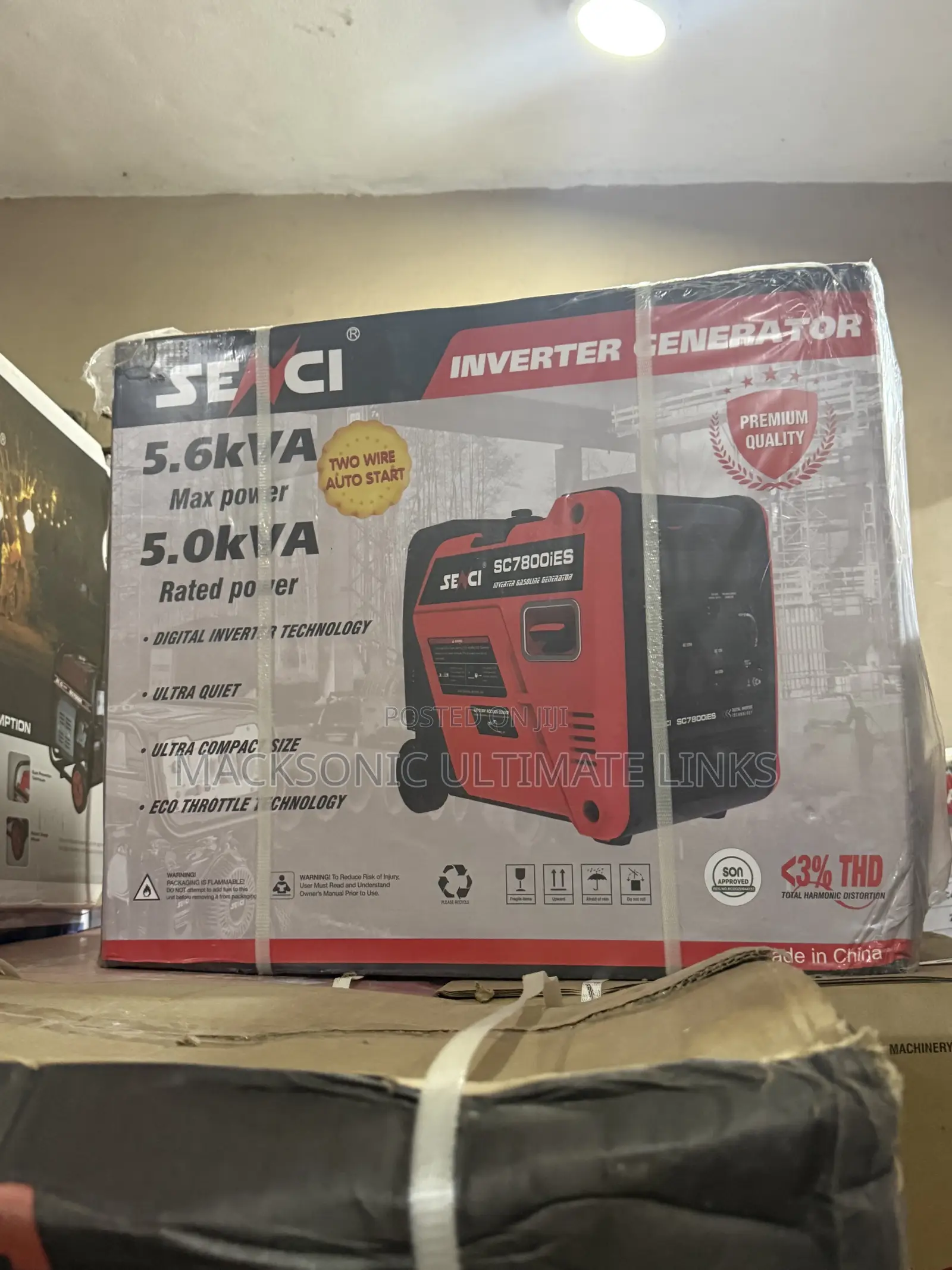5.6kva SENCI Inverter Generator With 1 Warranty
