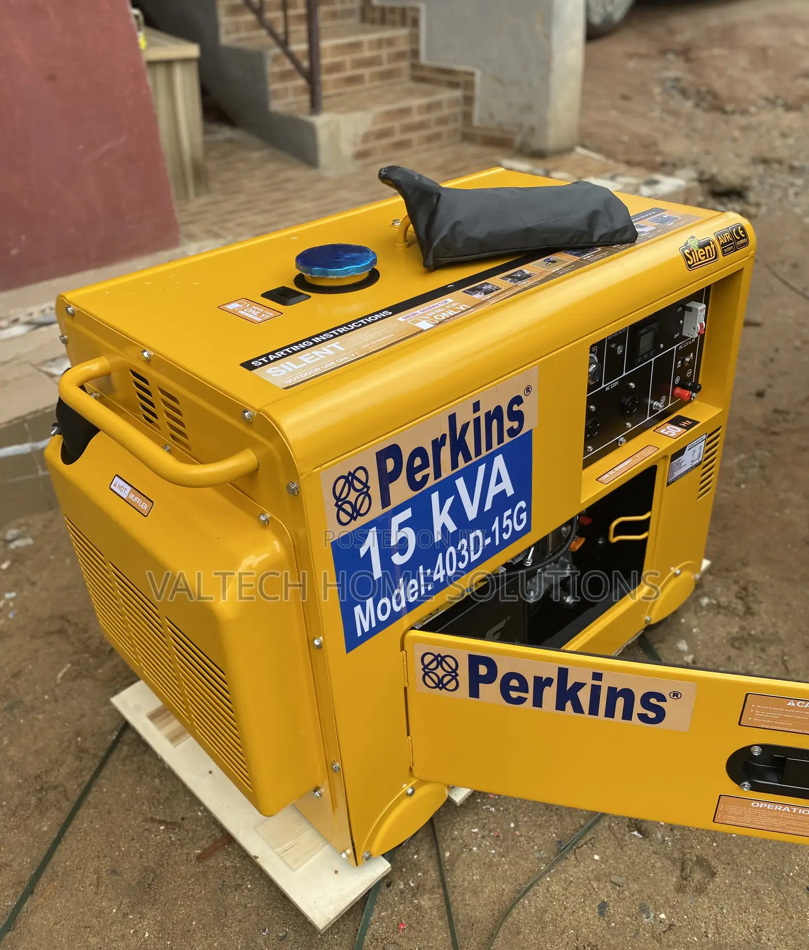 Original Perkins 15KVA Diesel Generator for Commercial Use