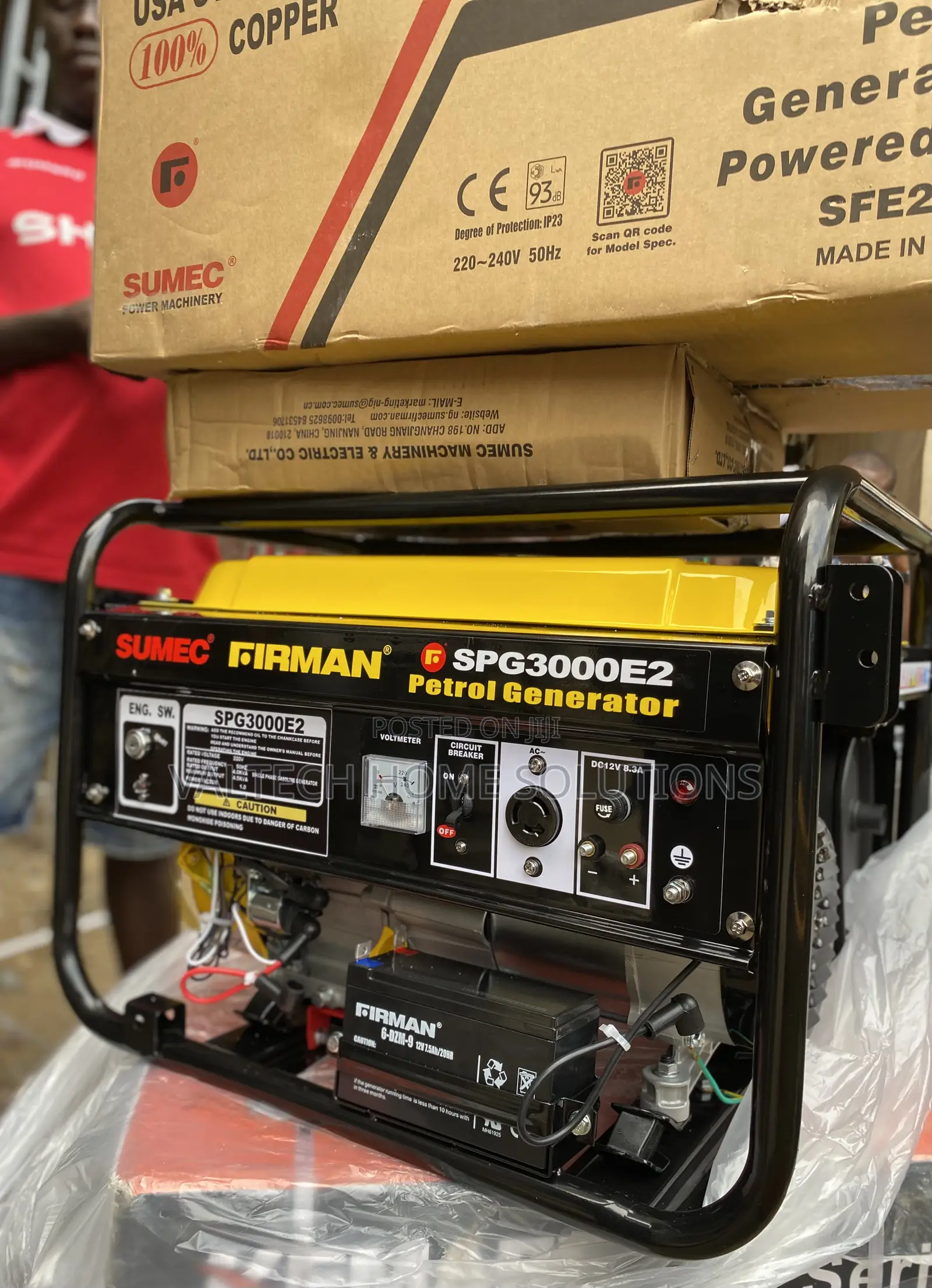 Heavy-Duty 4.5KVA Sumec Firman Generator