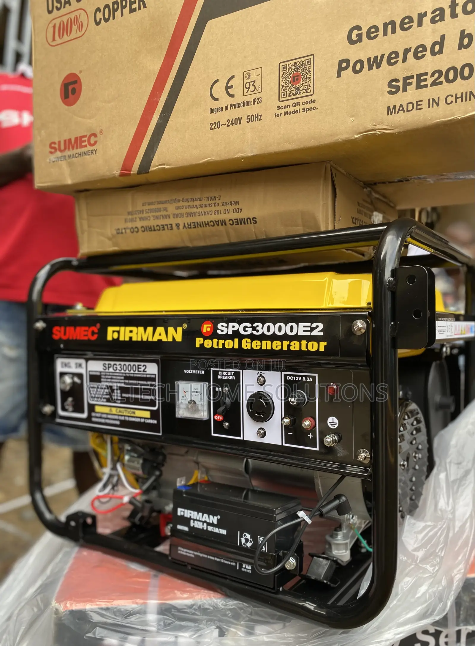 Fuel-Efficient 4.5KVA Sumec Firman Generator