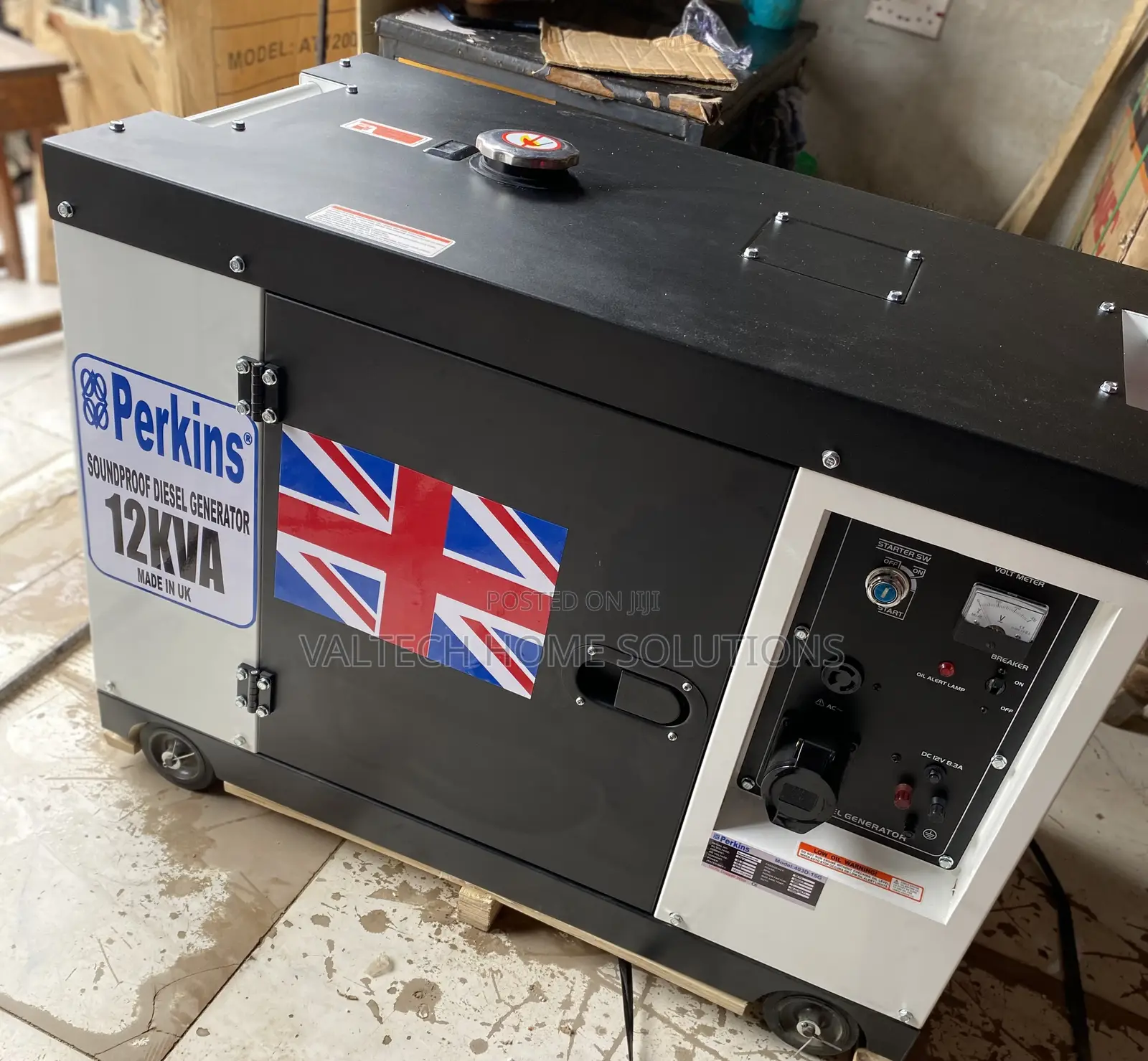 12.5KVA Perkins Diesel Soundproof Generator, 100% Copper Coil, Made I